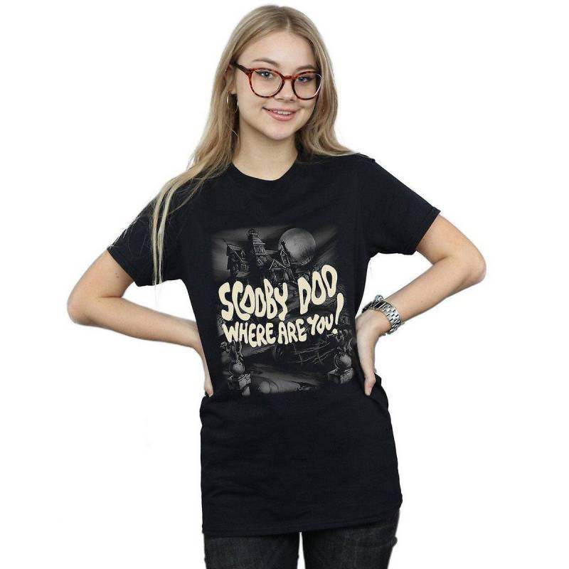 Where Are You? Tshirt Damen Schwarz M von SCOOBY DOO