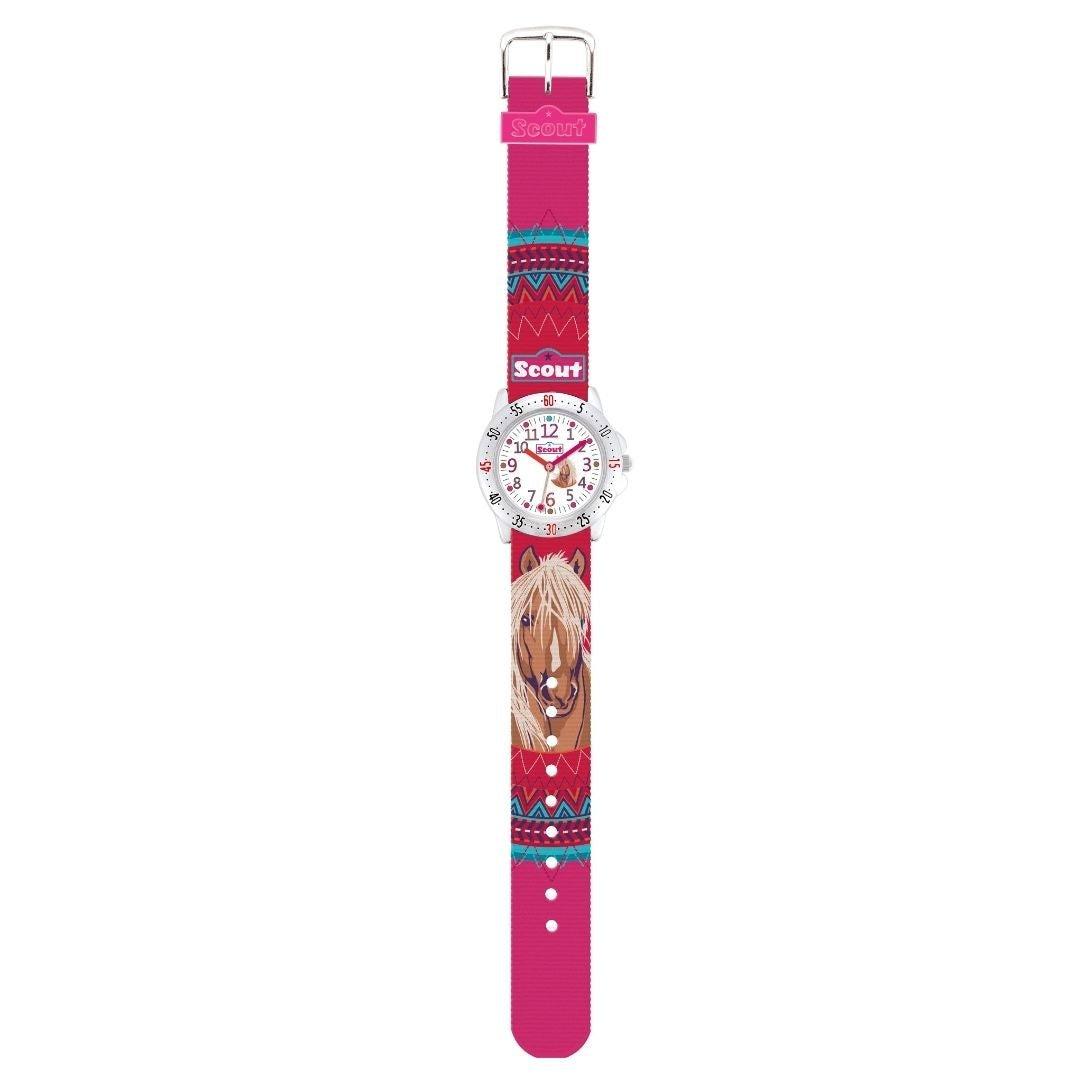 Action Girls Kinderuhr Unisex Magenta ONE SIZE von SCOUT