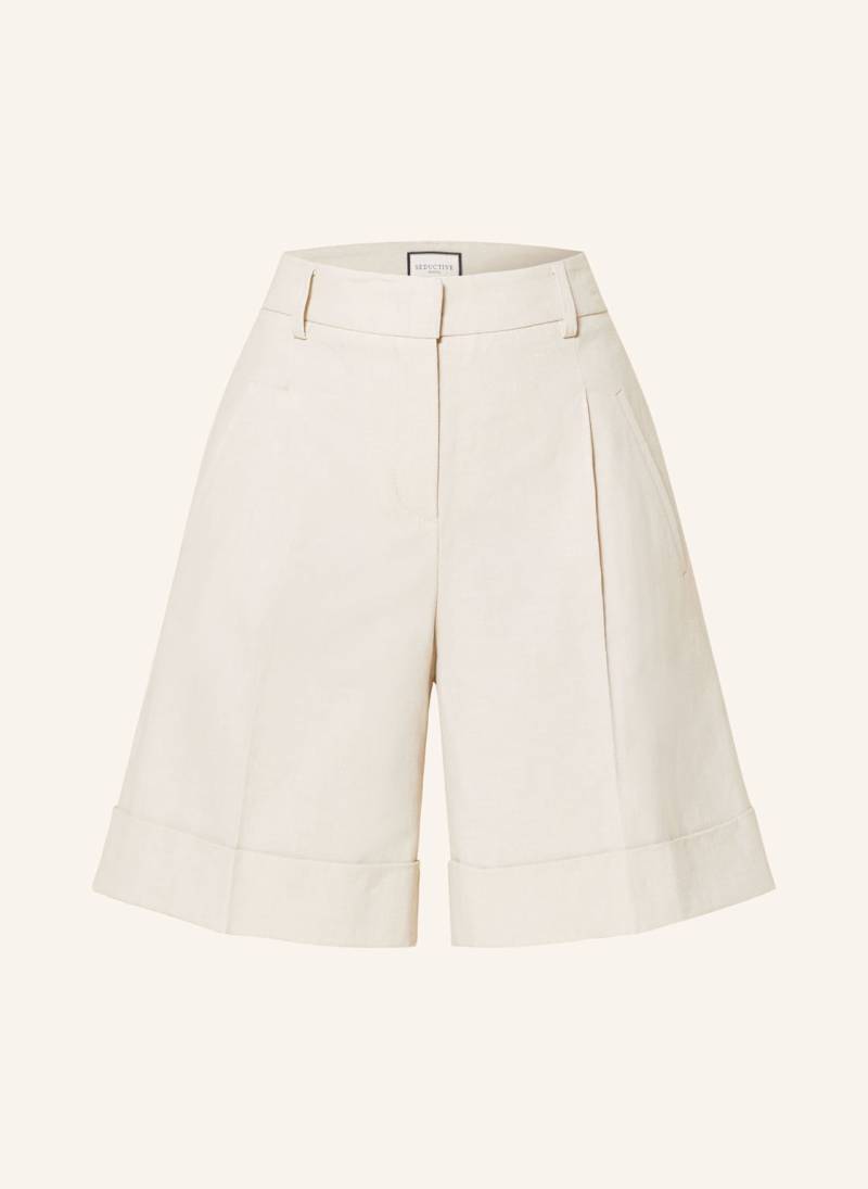 Seductive Bermudas Sunny Mit Leinen beige von SEDUCTIVE