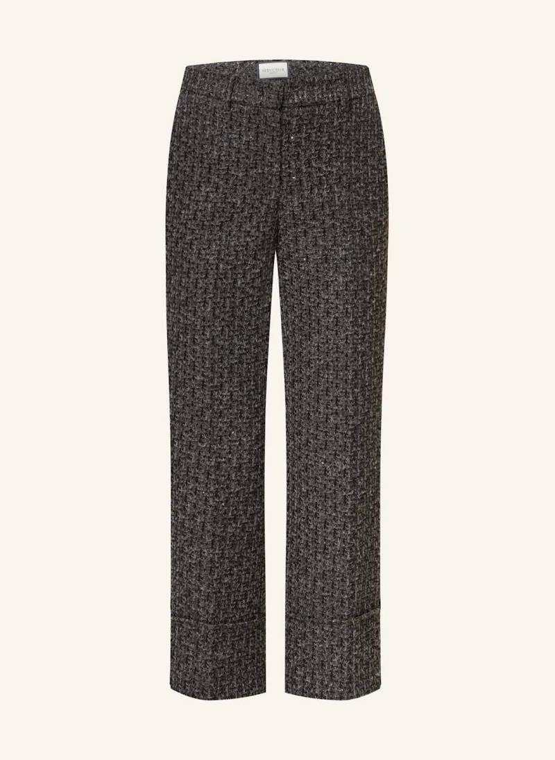 Seductive Tweed-Hose Mia Mit Pailletten grau von SEDUCTIVE