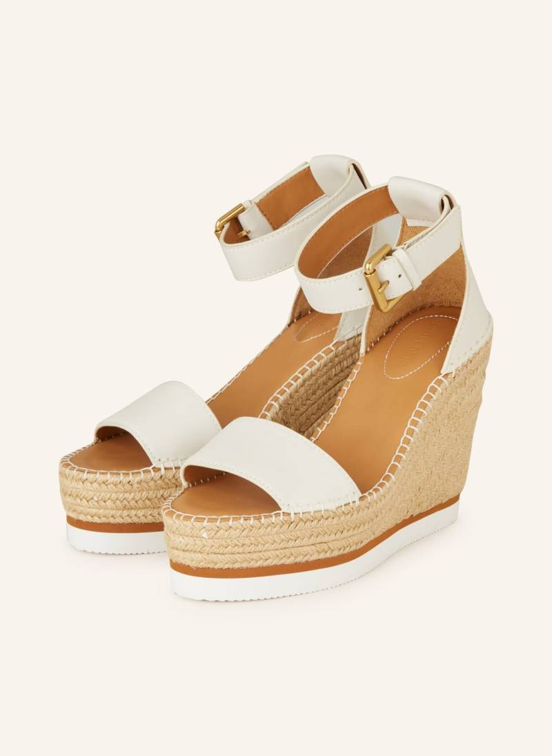 See By Chloé Plateau-Wedges Glyn weiss von SEE BY CHLOÉ