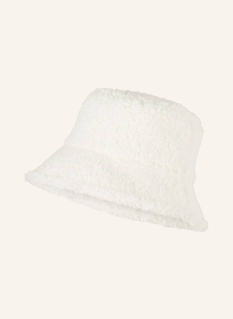 Seeberger Bucket-Hat Aus Teddyfell weiss von SEEBERGER