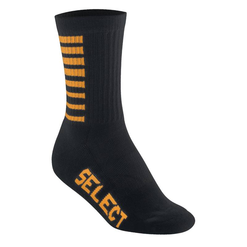 SELECT - Socken Basic, für Herren, Schwarz / Orange, Größe 36-38 von SELECT