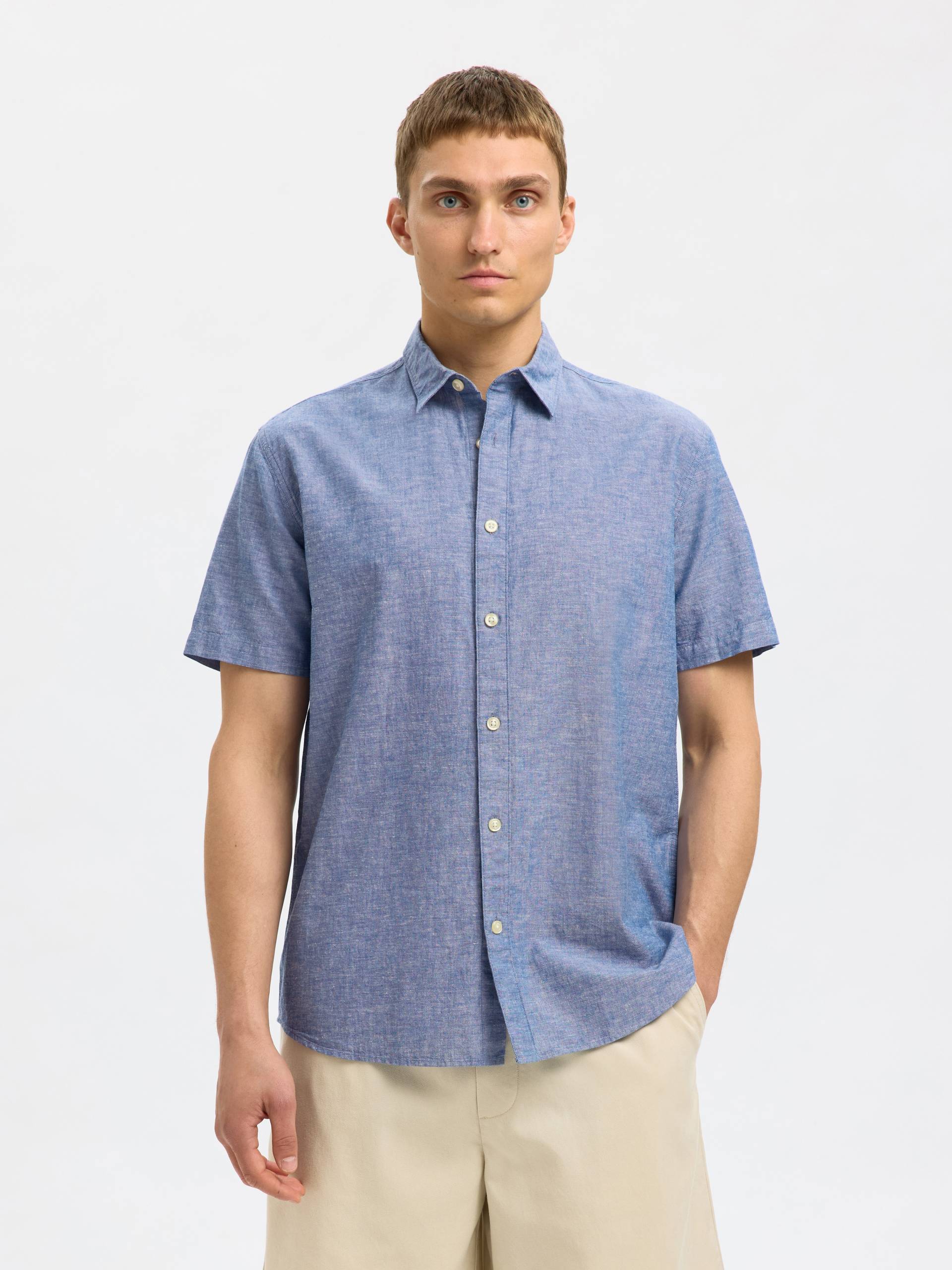 SELECTED HOMME Kurzarmhemd »SLHREG-SUN SHIRT SS NOOS« SELECTED HOMME Kurzarmhemd »SLHREG-SUN SHIRT SS NOOS« von SELECTED HOMME