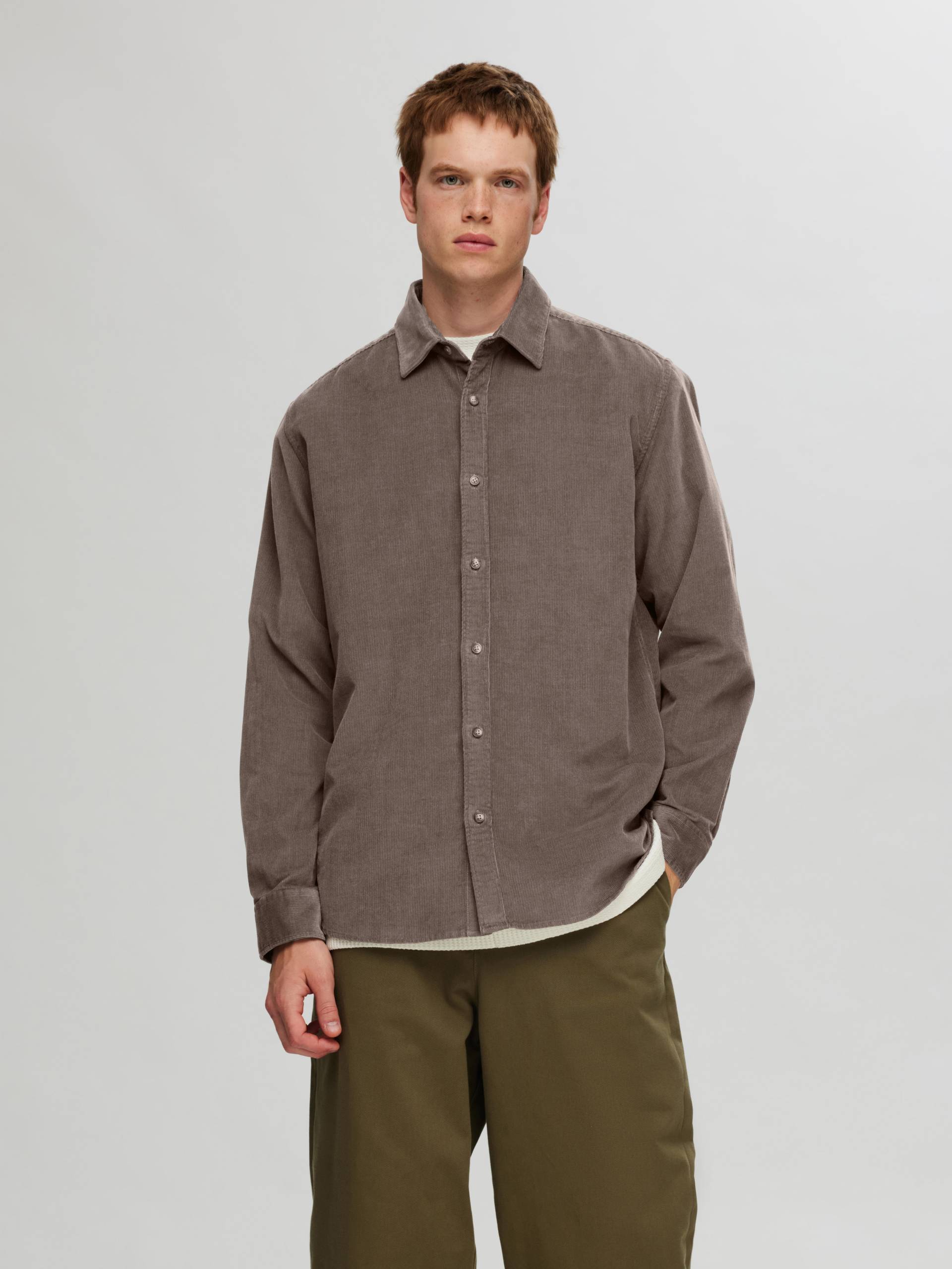 SELECTED HOMME Langarmhemd »SLHREGOWEN-CORD SHIRT LS NOOS« von SELECTED HOMME