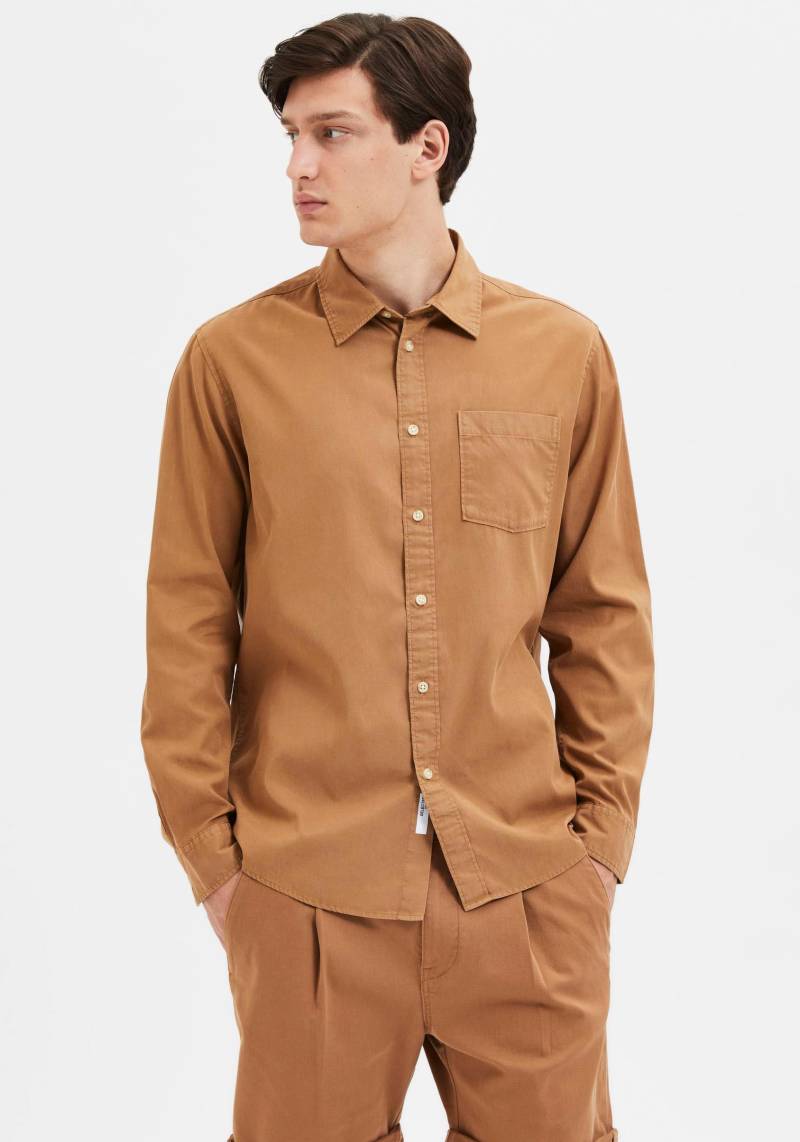 SELECTED HOMME Langarmhemd »SLHREGPASTEL-LINEN SHIRT LS W« von SELECTED HOMME