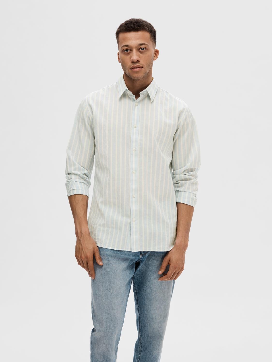 SELECTED HOMME Leinenhemd »NEW-LINEN SHIRT«, unifarben von SELECTED HOMME