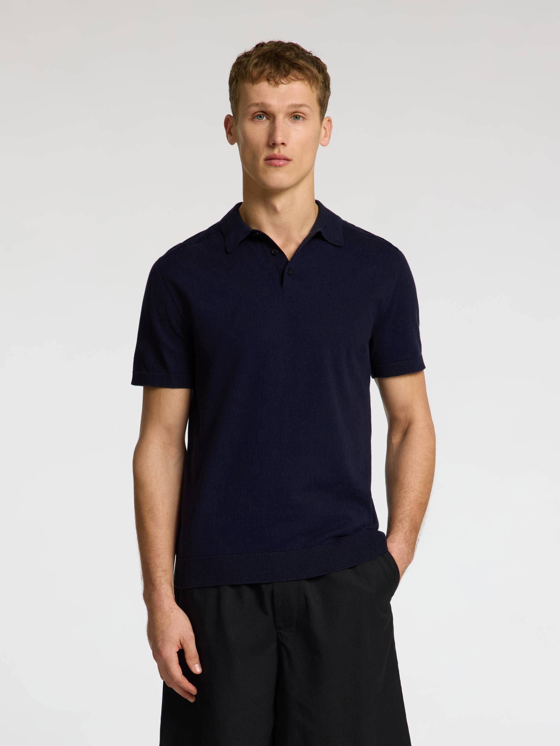 SELECTED HOMME Poloshirt »SLHBERG SS KNIT POLO NOOS« von SELECTED HOMME