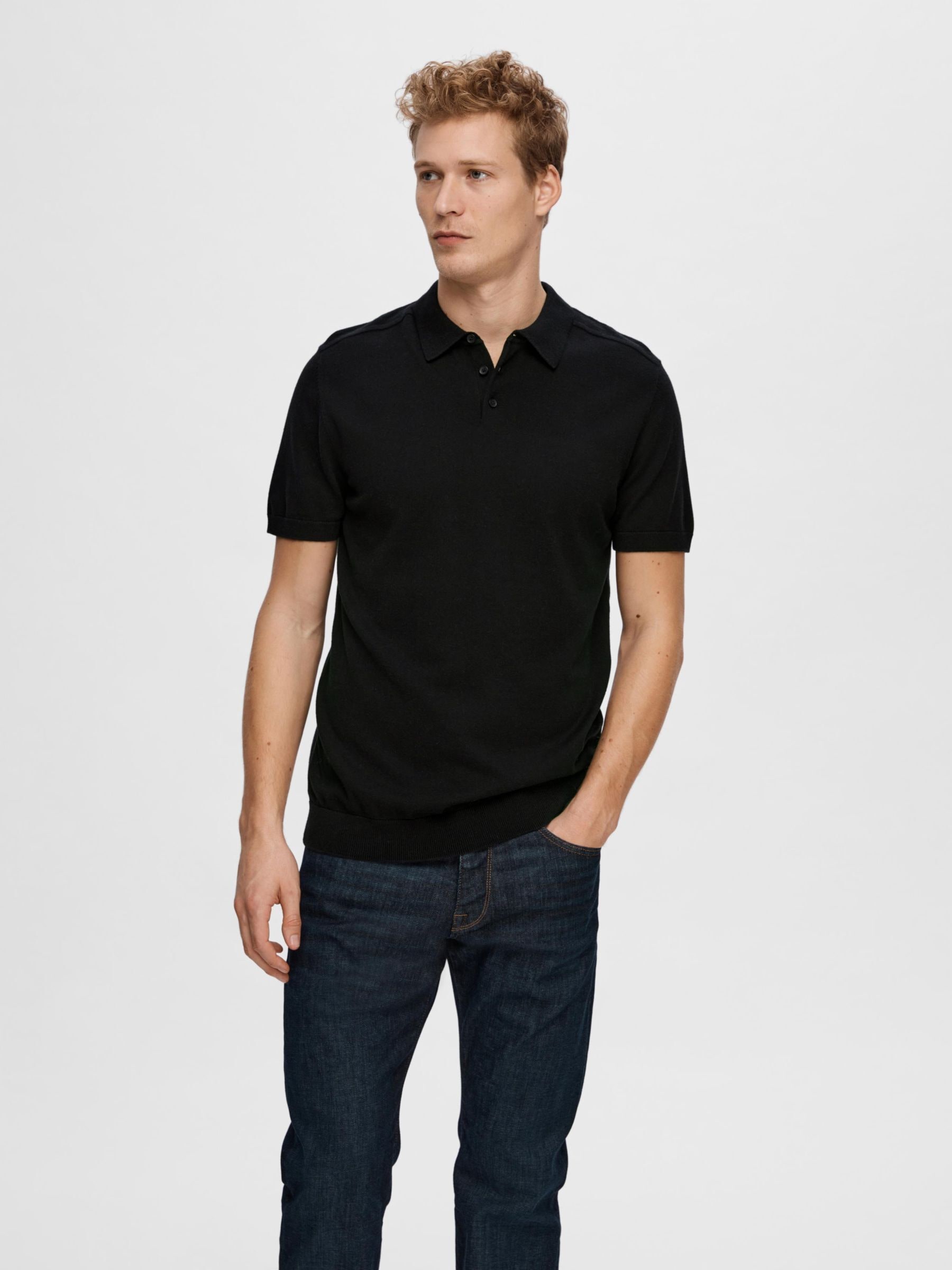 SELECTED HOMME Poloshirt »SLHBERG SS KNIT POLO NOOS« SELECTED HOMME Poloshirt »SLHBERG SS KNIT POLO NOOS« von SELECTED HOMME