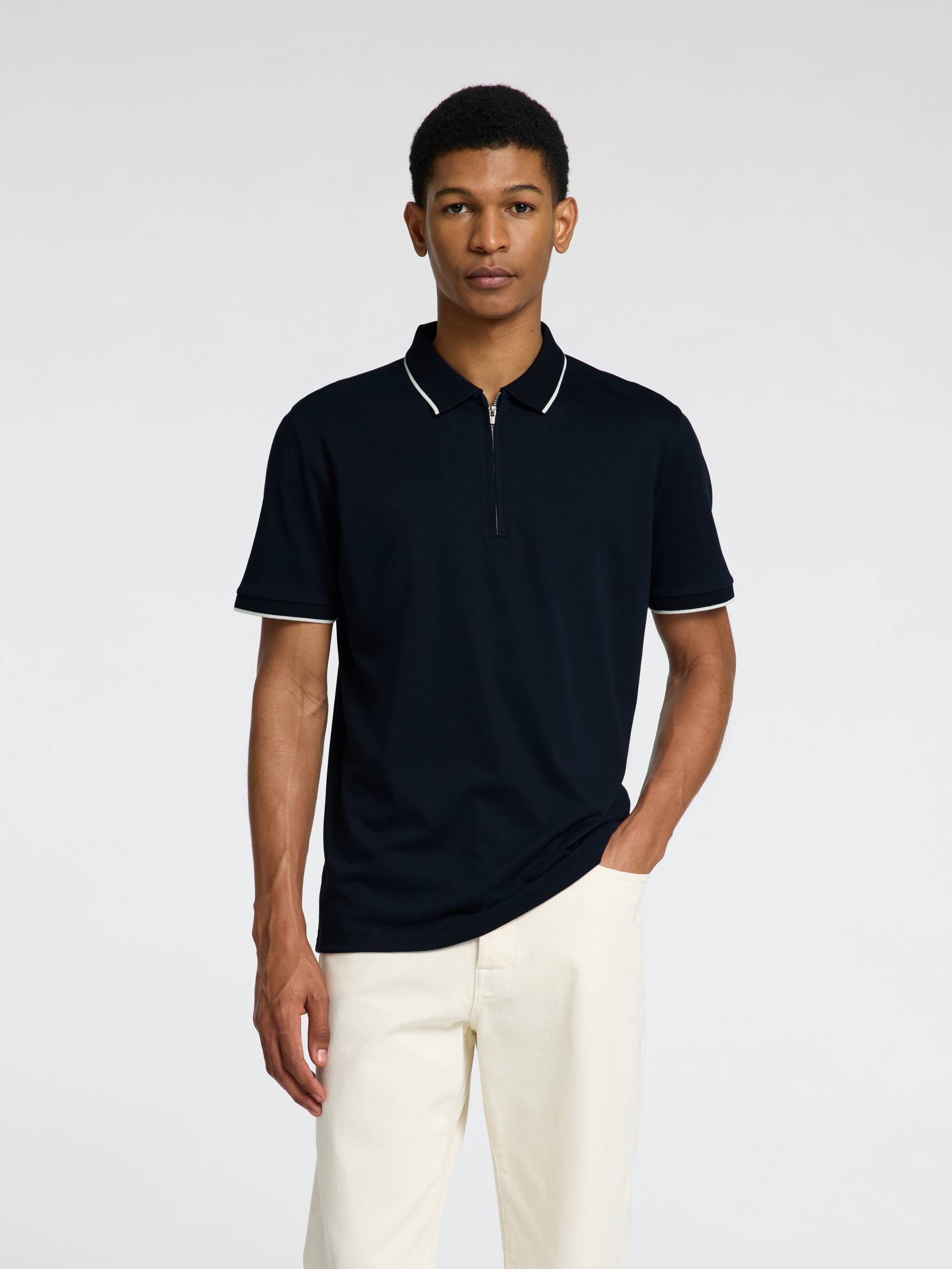 SELECTED HOMME Poloshirt »SLHFAVE SPORT ZIP SS POLO NOOS« von SELECTED HOMME