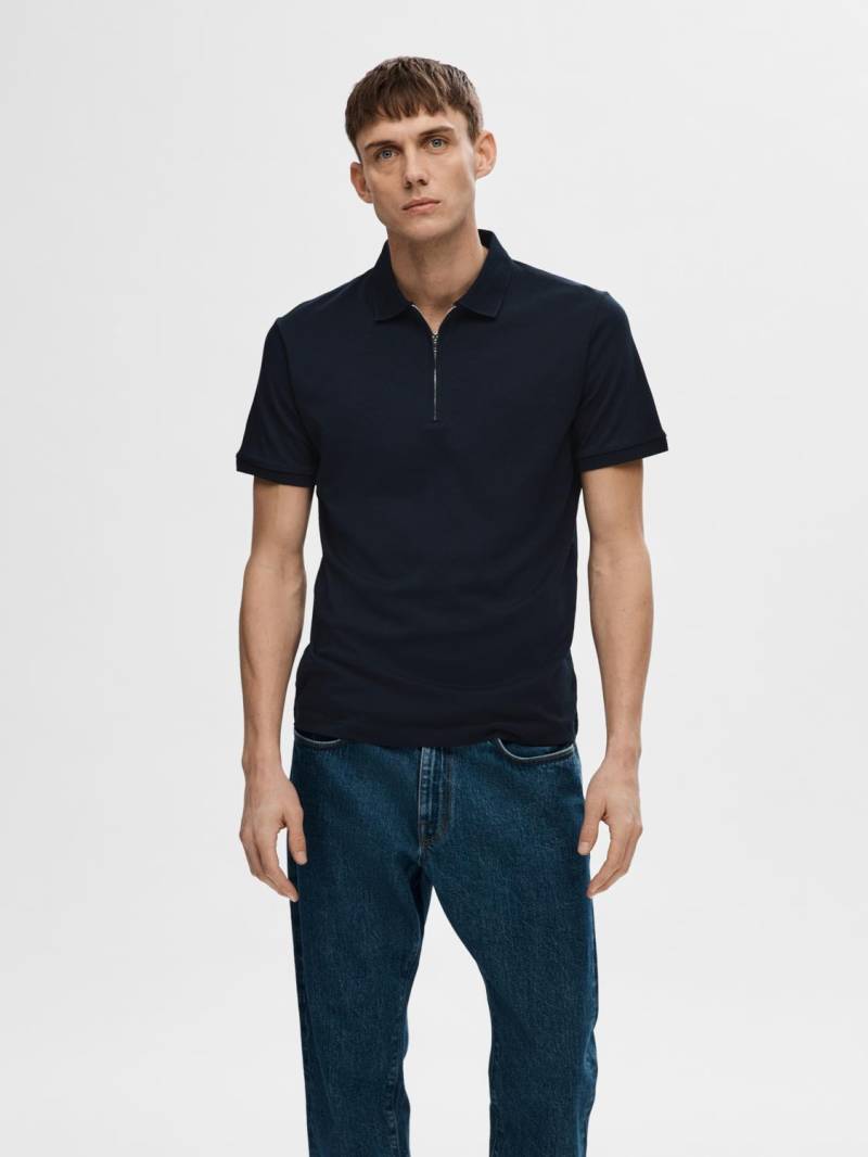 SELECTED HOMME Poloshirt »SLHFAVE ZIP SS POLO NOOS« von SELECTED HOMME