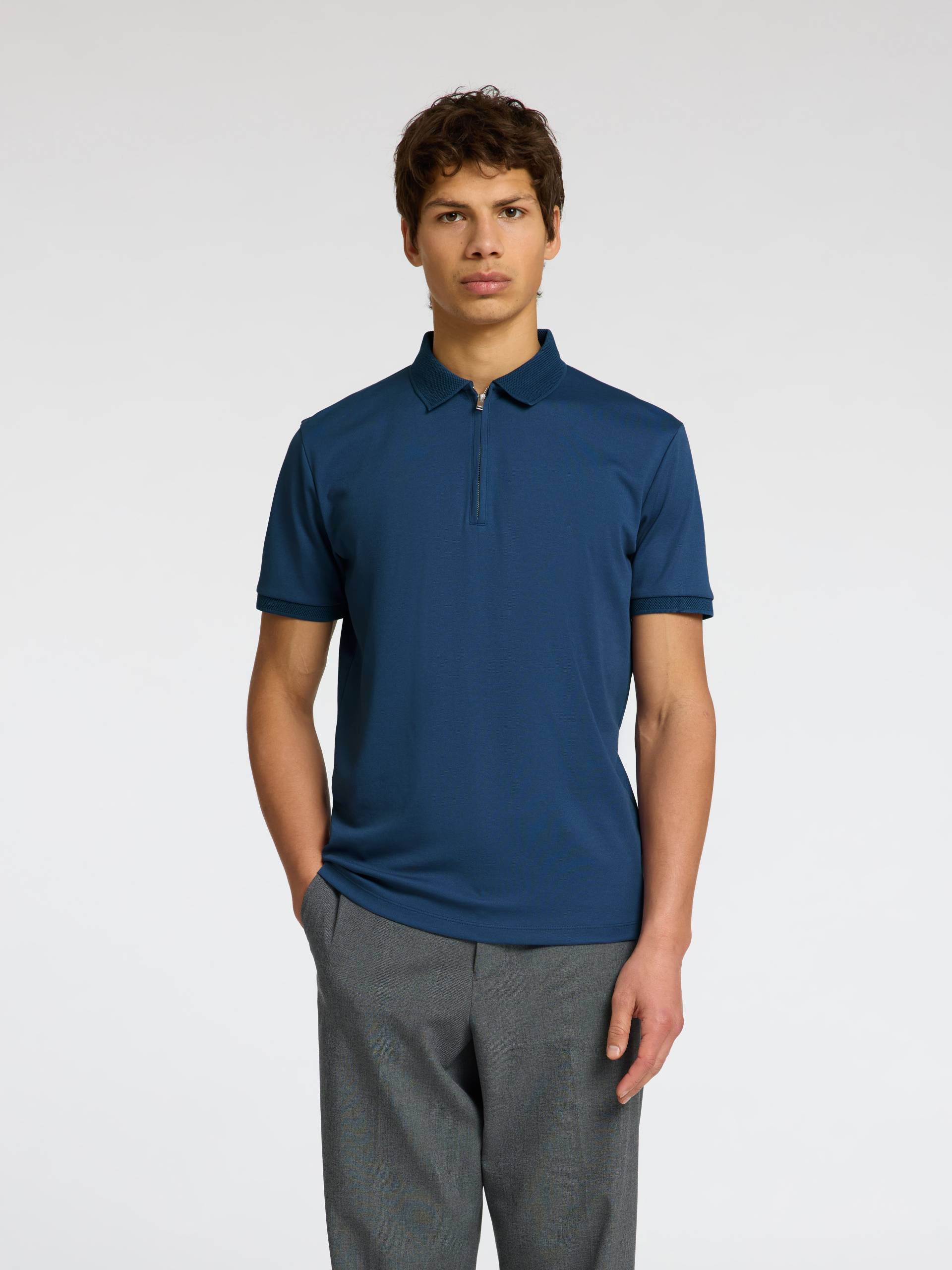 SELECTED HOMME Poloshirt »SLHFAVE ZIP SS POLO NOOS« von SELECTED HOMME