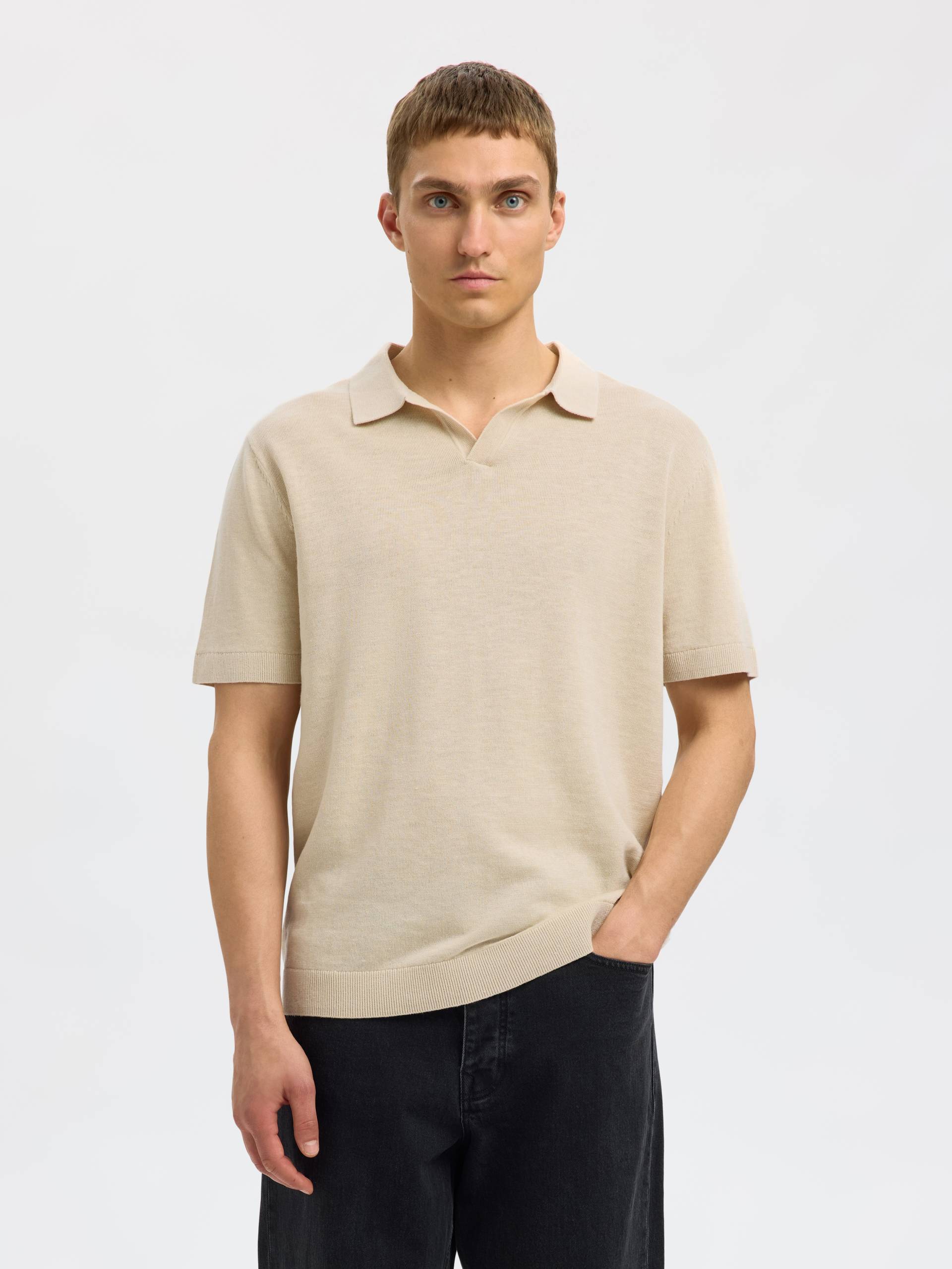 SELECTED HOMME Poloshirt »SLHMATTIS SS KNIT SUN OPEN POLO NOOS« SELECTED HOMME Poloshirt »SLHMATTIS SS KNIT SUN OPEN POLO NOOS« von SELECTED HOMME