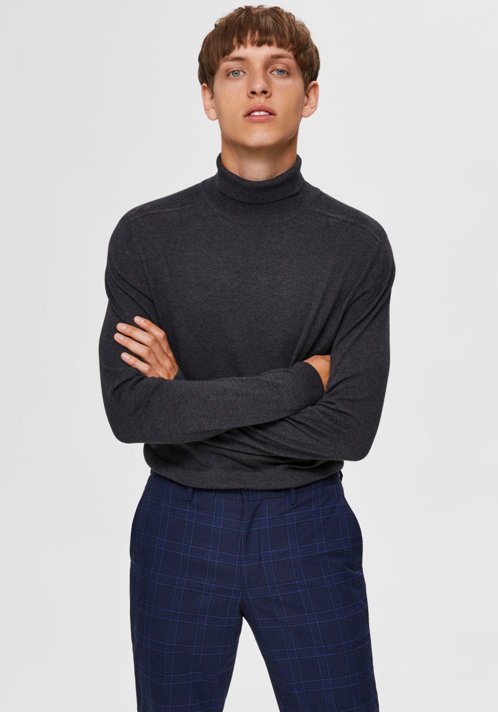 SELECTED HOMME Rollkragenpullover »SLHBERG ROLL NECK NOOS« von SELECTED HOMME