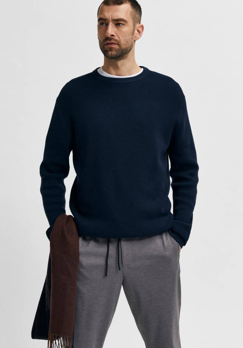 SELECTED HOMME Rundhalspullover »ROCKS KNIT CREW NECK« von SELECTED HOMME