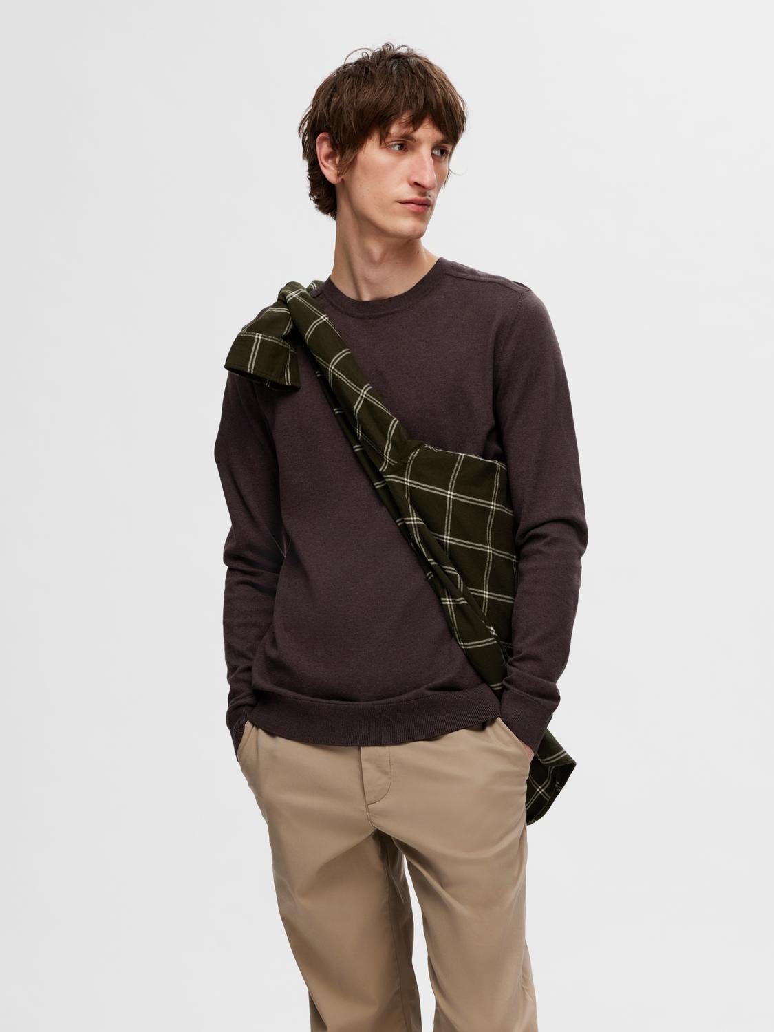 SELECTED HOMME Strickpullover »SLHBERG CREW NECK NOOS« von SELECTED HOMME