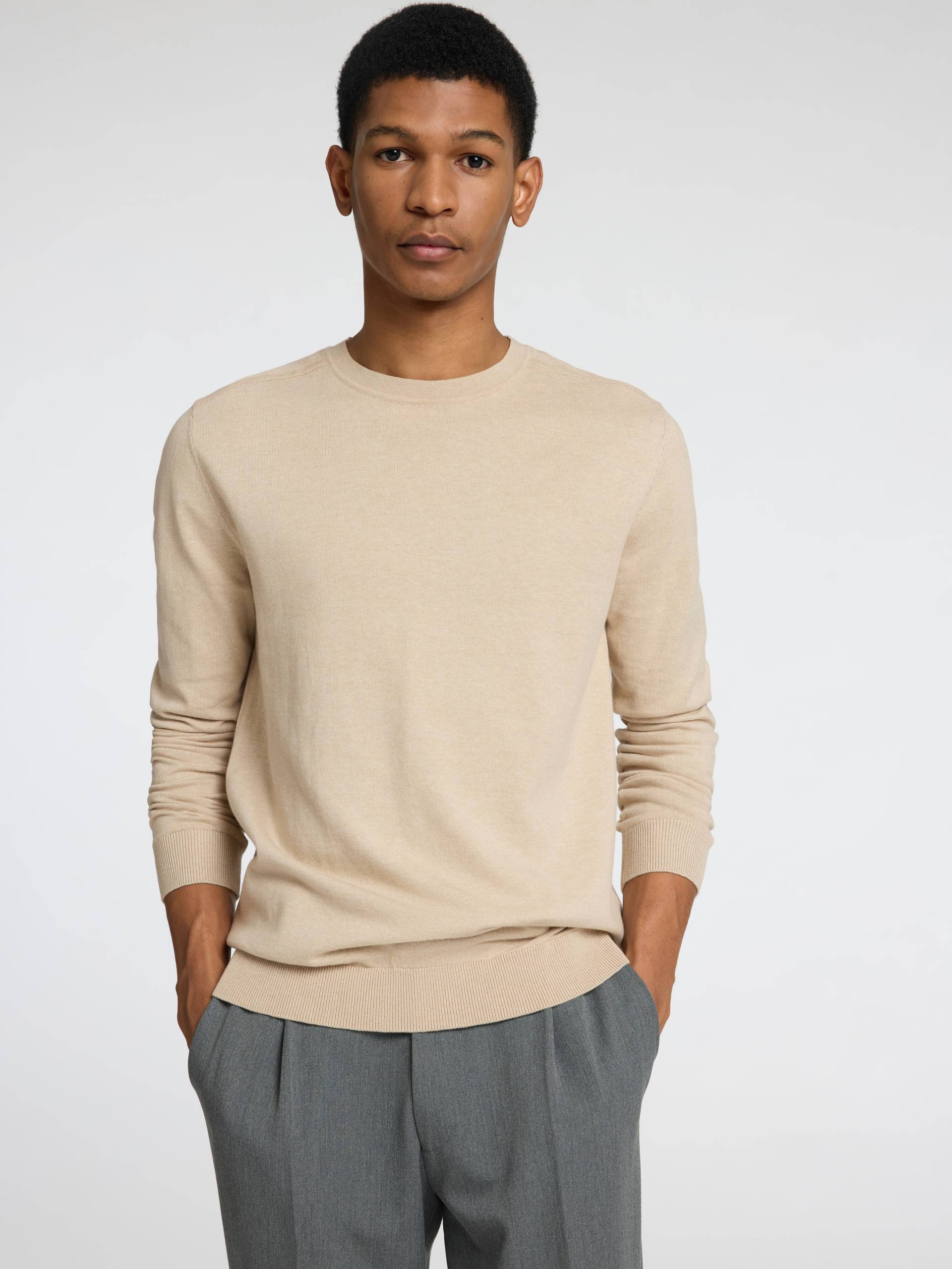 SELECTED HOMME Strickpullover »SLHBERG CREW NECK NOOS« von SELECTED HOMME