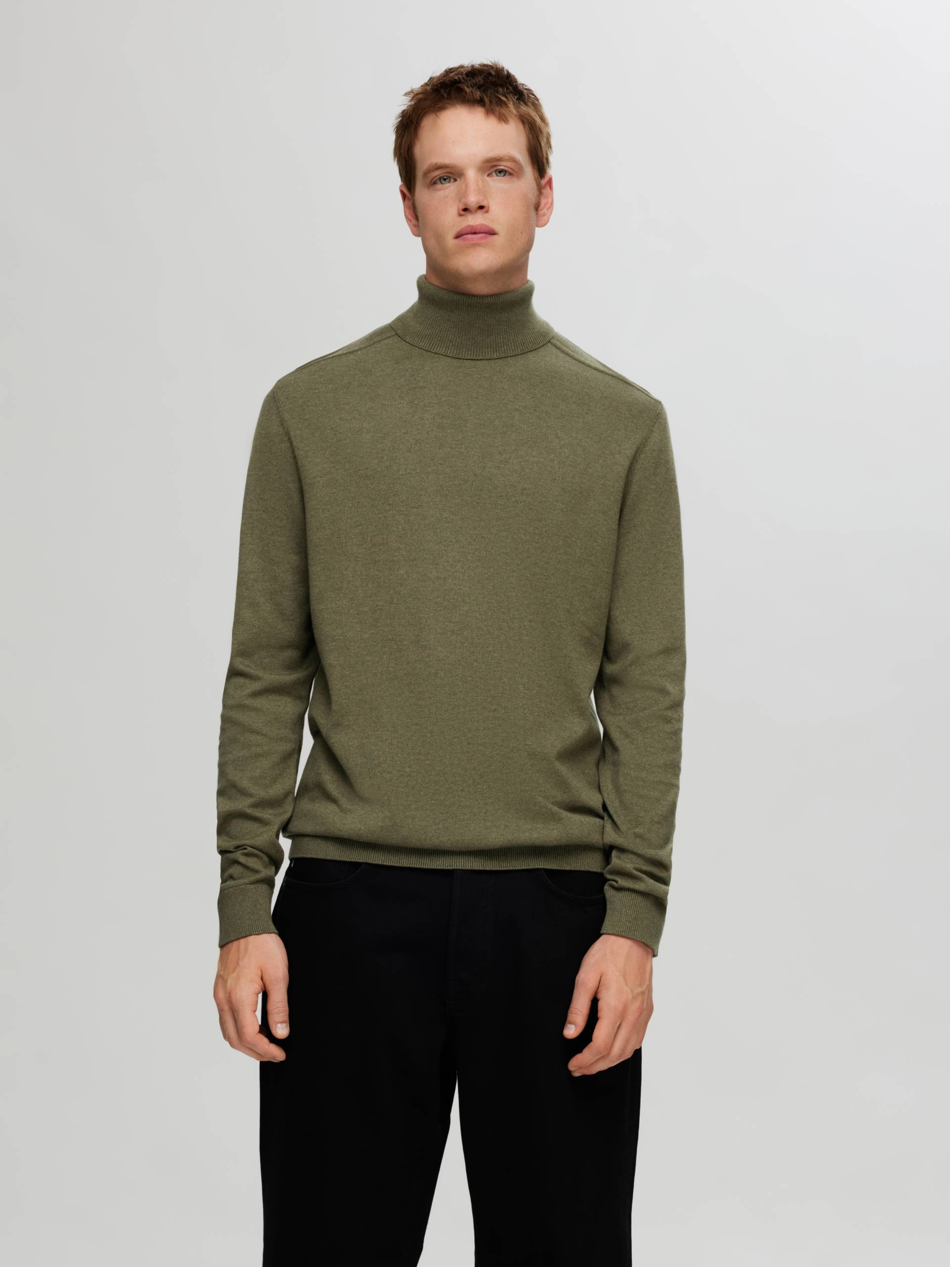 SELECTED HOMME Strickpullover »SLHBERG ROLL NECK B NOOS« von SELECTED HOMME