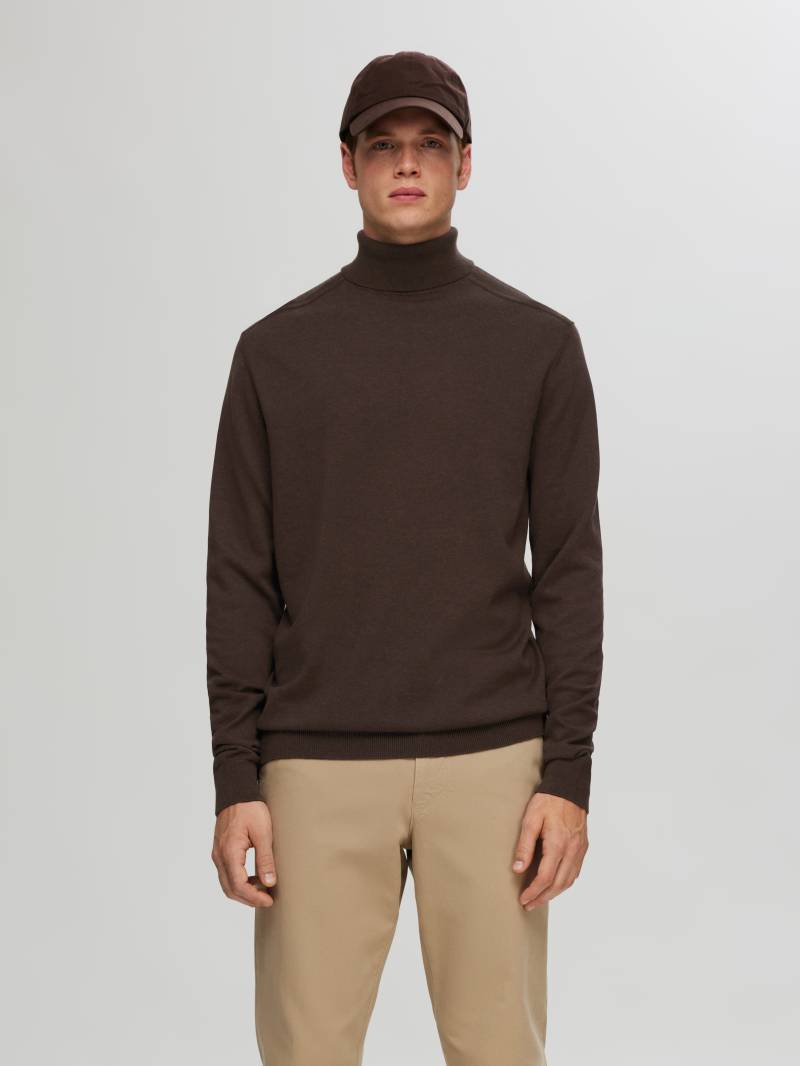 SELECTED HOMME Strickpullover »SLHBERG ROLL NECK B NOOS« von SELECTED HOMME