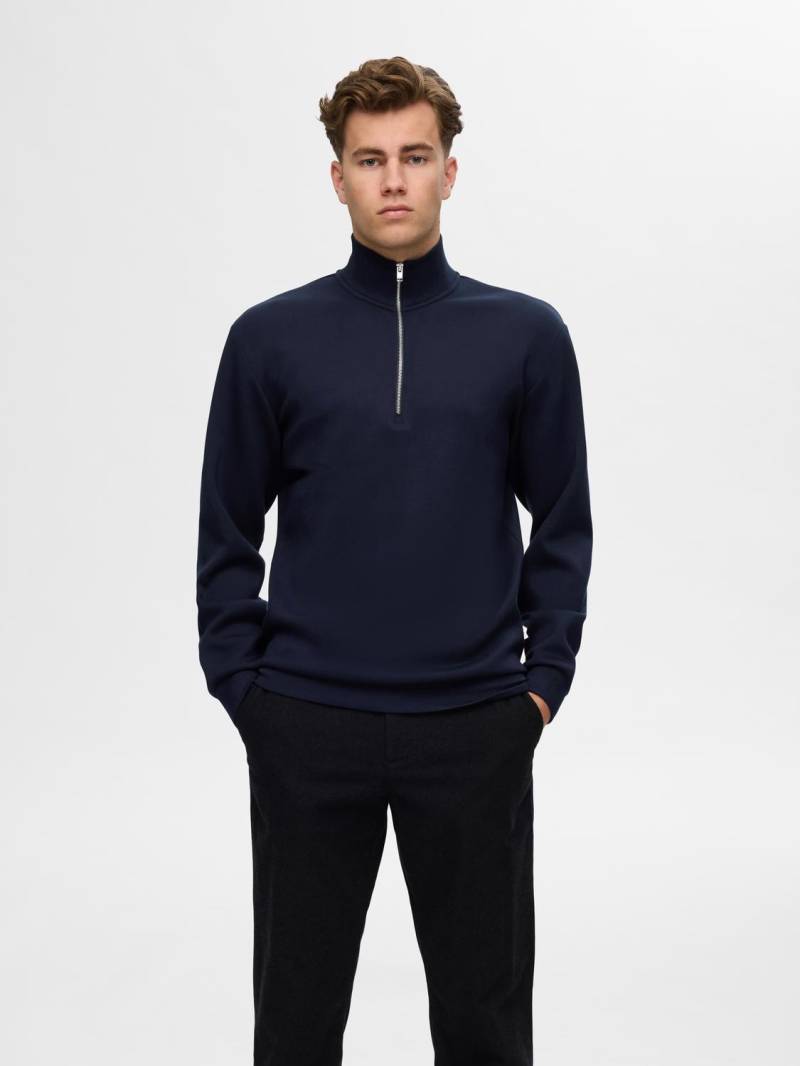 SELECTED HOMME Sweatshirt »SLHEMANUEL SOFT ZIP HIGH NECK SWEAT NOOS« von SELECTED HOMME