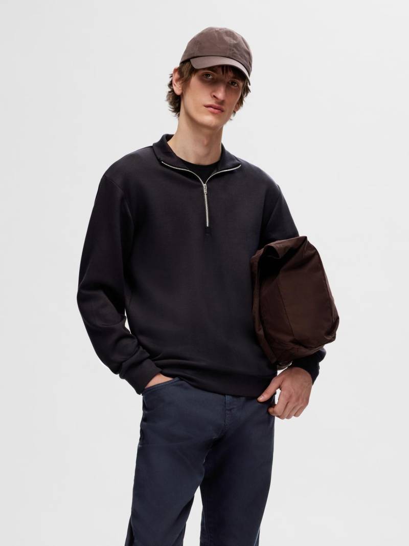 SELECTED HOMME Sweatshirt »SLHEMANUEL SOFT ZIP HIGH NECK SWEAT NOOS« von SELECTED HOMME