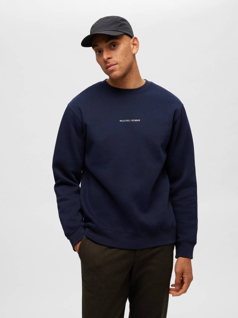 SELECTED HOMME Sweatshirt »SLHHANKIE LOGO CREW NECK SWEAT NOOS« von SELECTED HOMME