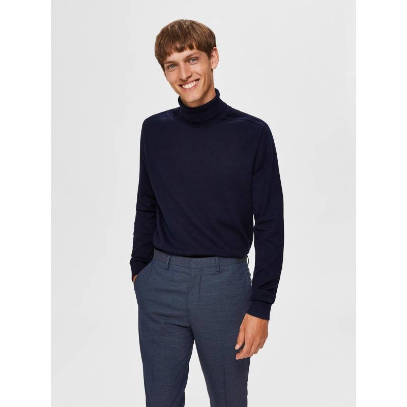 Selected - Pullover, Rollkragen, für Herren, Marine, Größe L von Selected