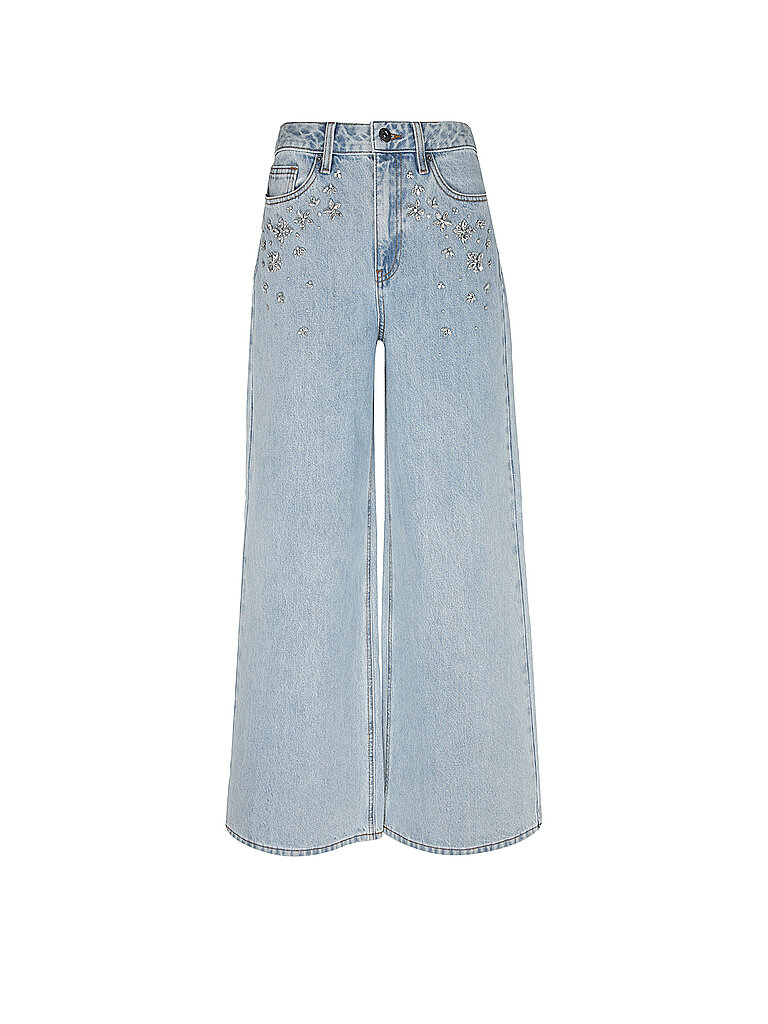 SELF-PORTRAIT Jeans Flared Fit hellblau | 26 von SELF-PORTRAIT