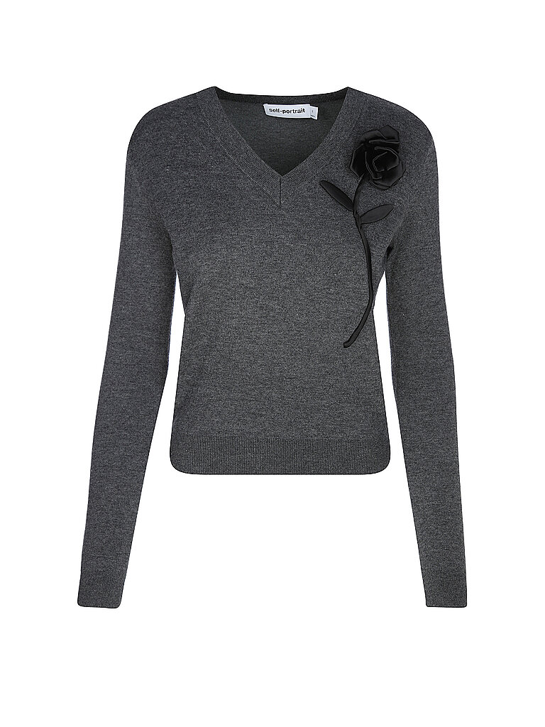SELF-PORTRAIT Pullover grau | XS SELF-PORTRAIT Pullover grau | XS von SELF-PORTRAIT