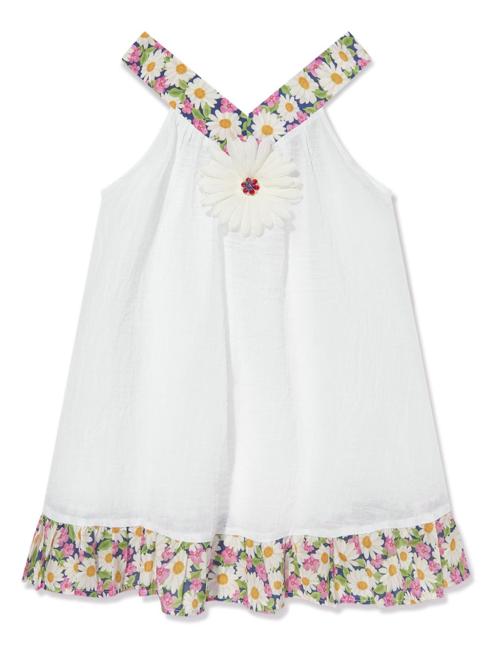 SELINIACTION KIDS Daisy beach dress - White von SELINIACTION KIDS