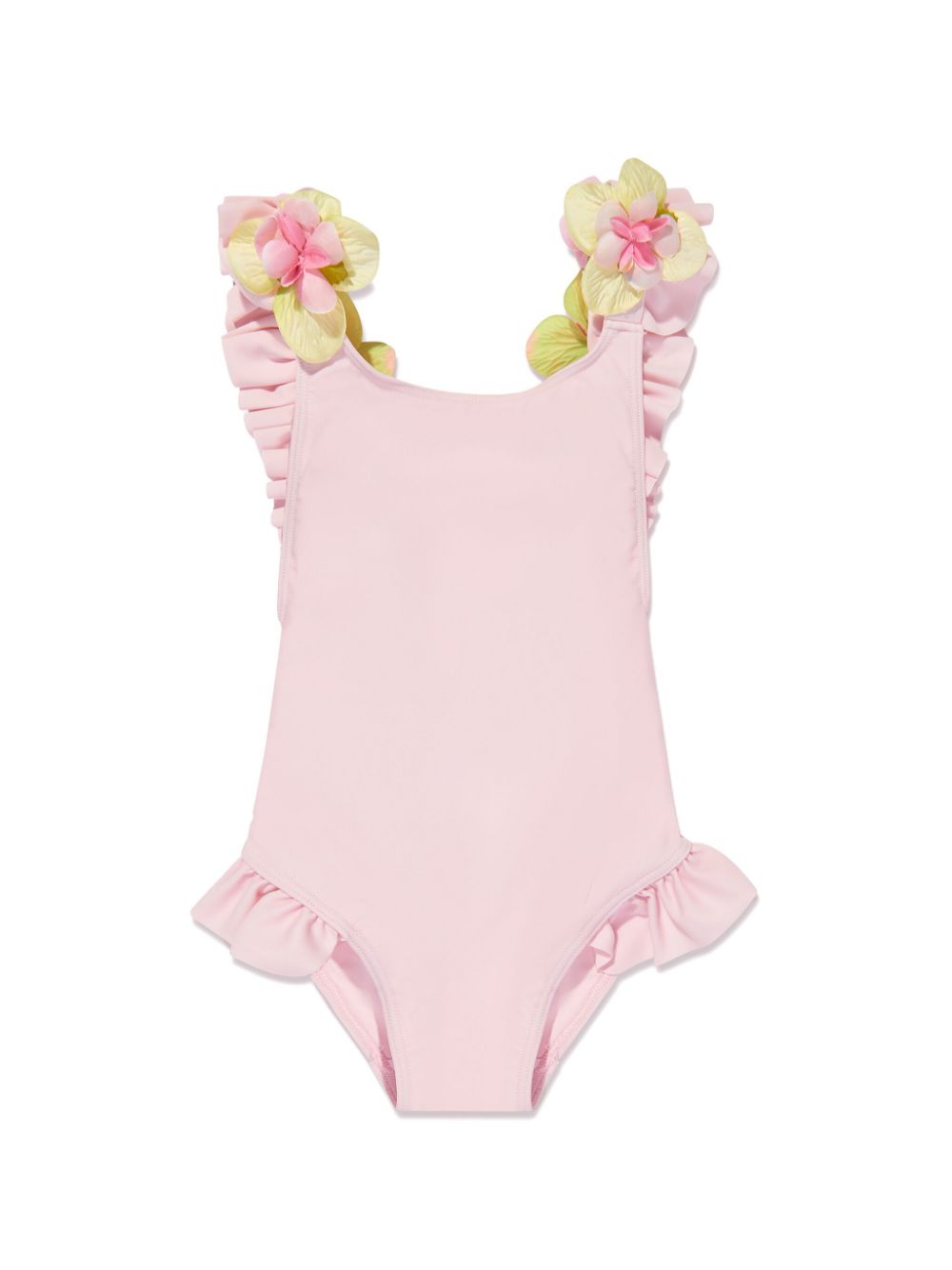 SELINIACTION KIDS floral-appliqué swimsuit - Pink von SELINIACTION KIDS