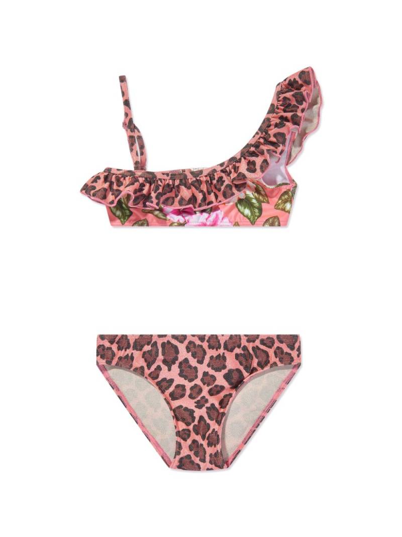 SELINIACTION KIDS leopard floral bikini - Pink von SELINIACTION KIDS