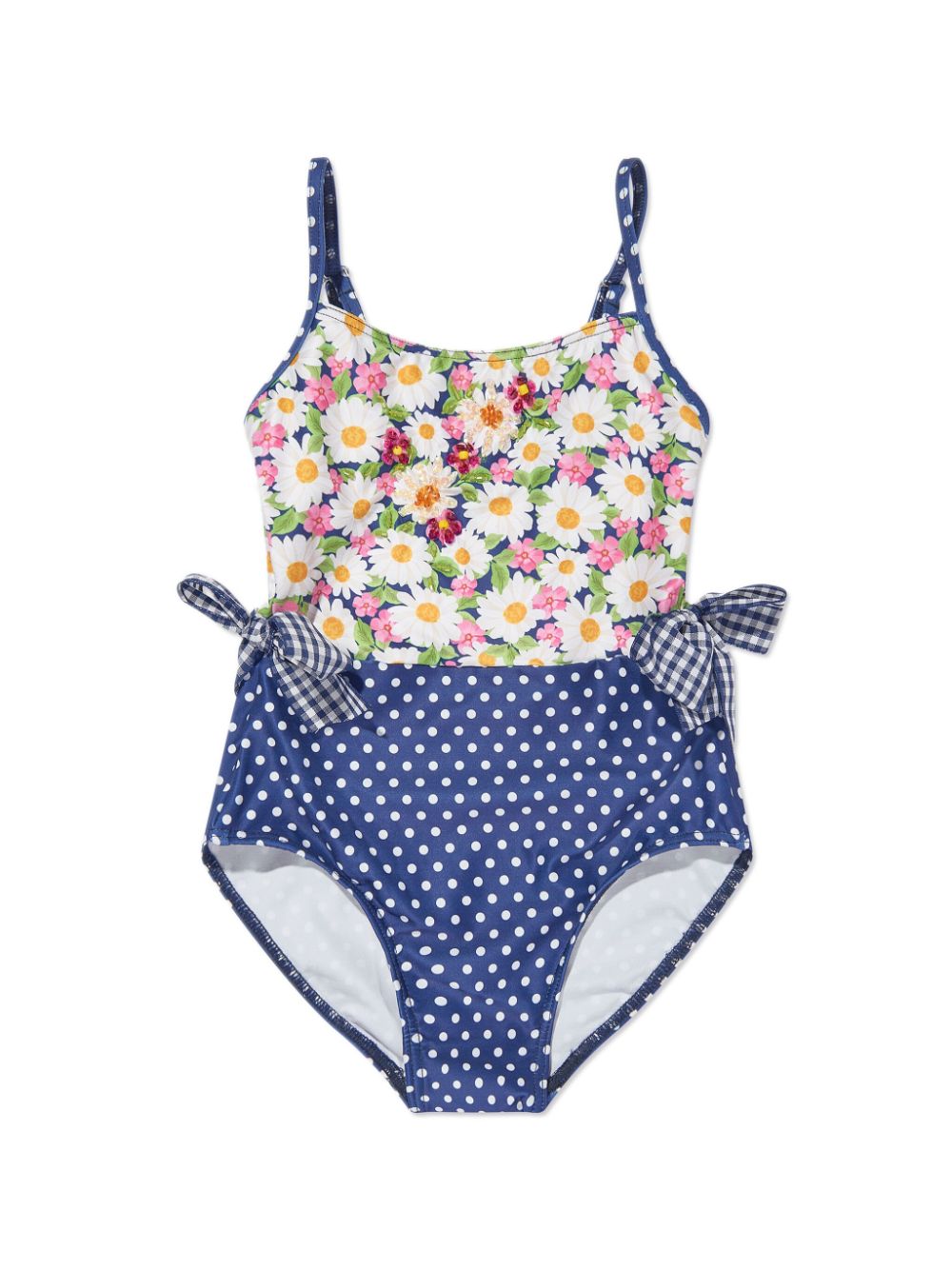 SELINIACTION KIDS mix-print swimsuit - Blue von SELINIACTION KIDS