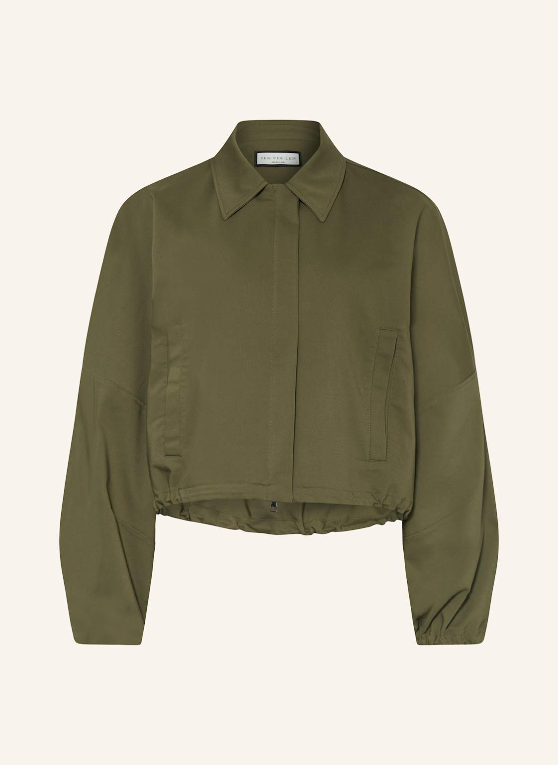 Sem Per Lei Cropped-Overjacket gruen Sem Per Lei Cropped-Overjacket gruen von SEM PER LEI