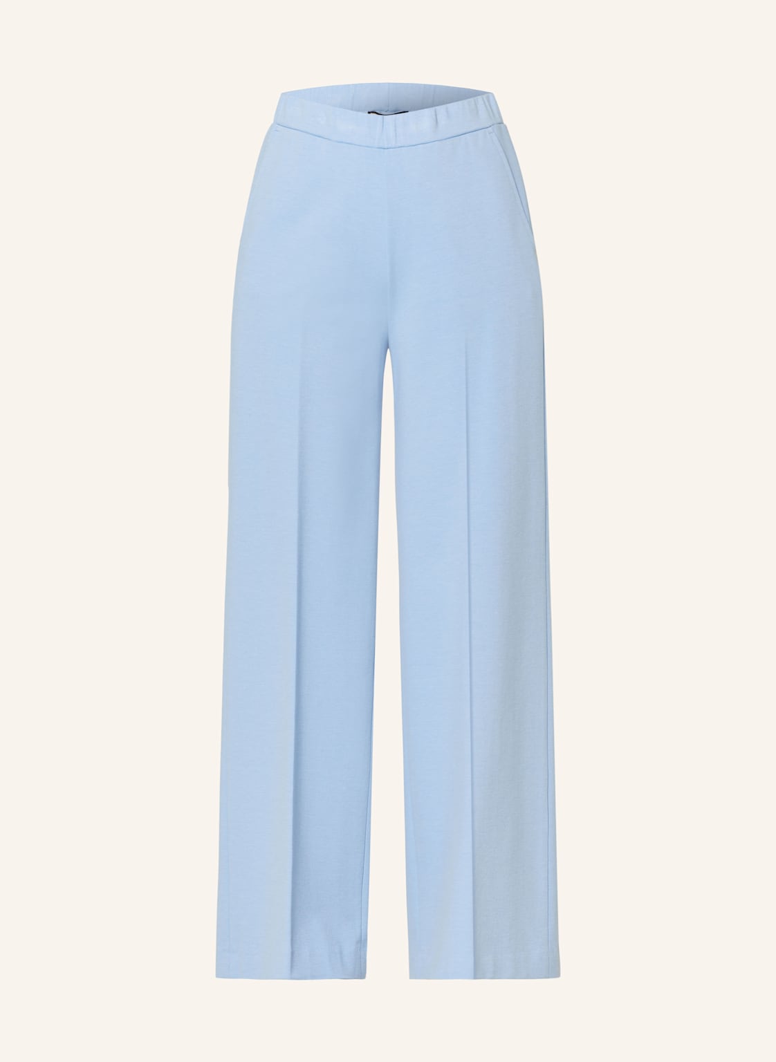 Sem Per Lei Marlenehose Aus Jersey blau Sem Per Lei Marlenehose Aus Jersey blau von SEM PER LEI