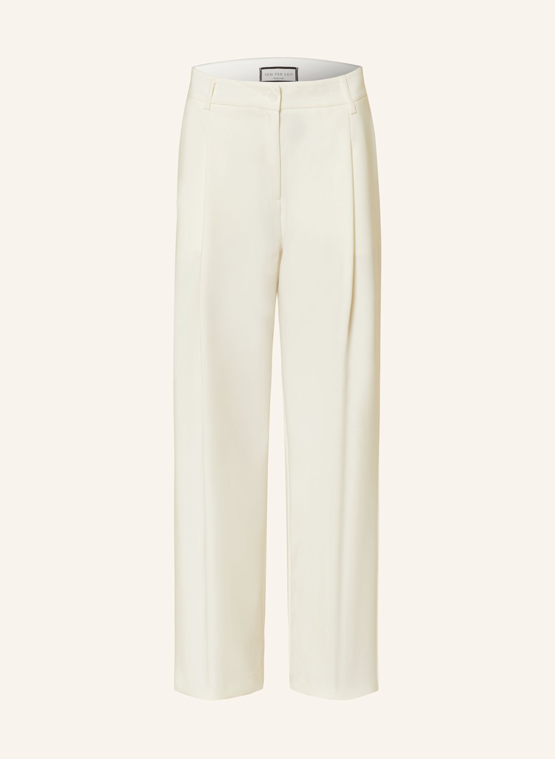 Sem Per Lei Marlenehose weiss Sem Per Lei Marlenehose weiss von SEM PER LEI