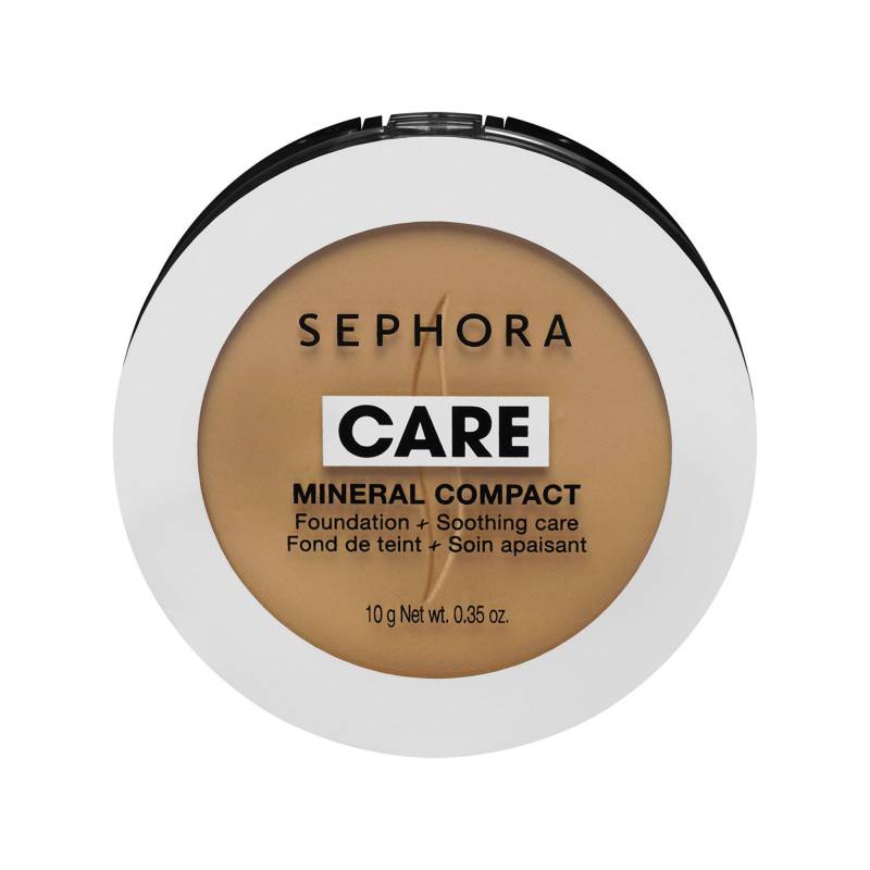 Care Minéral Compact - Foundation + Beruhigende Pflege Damen  caramel mat 10g von SEPHORA