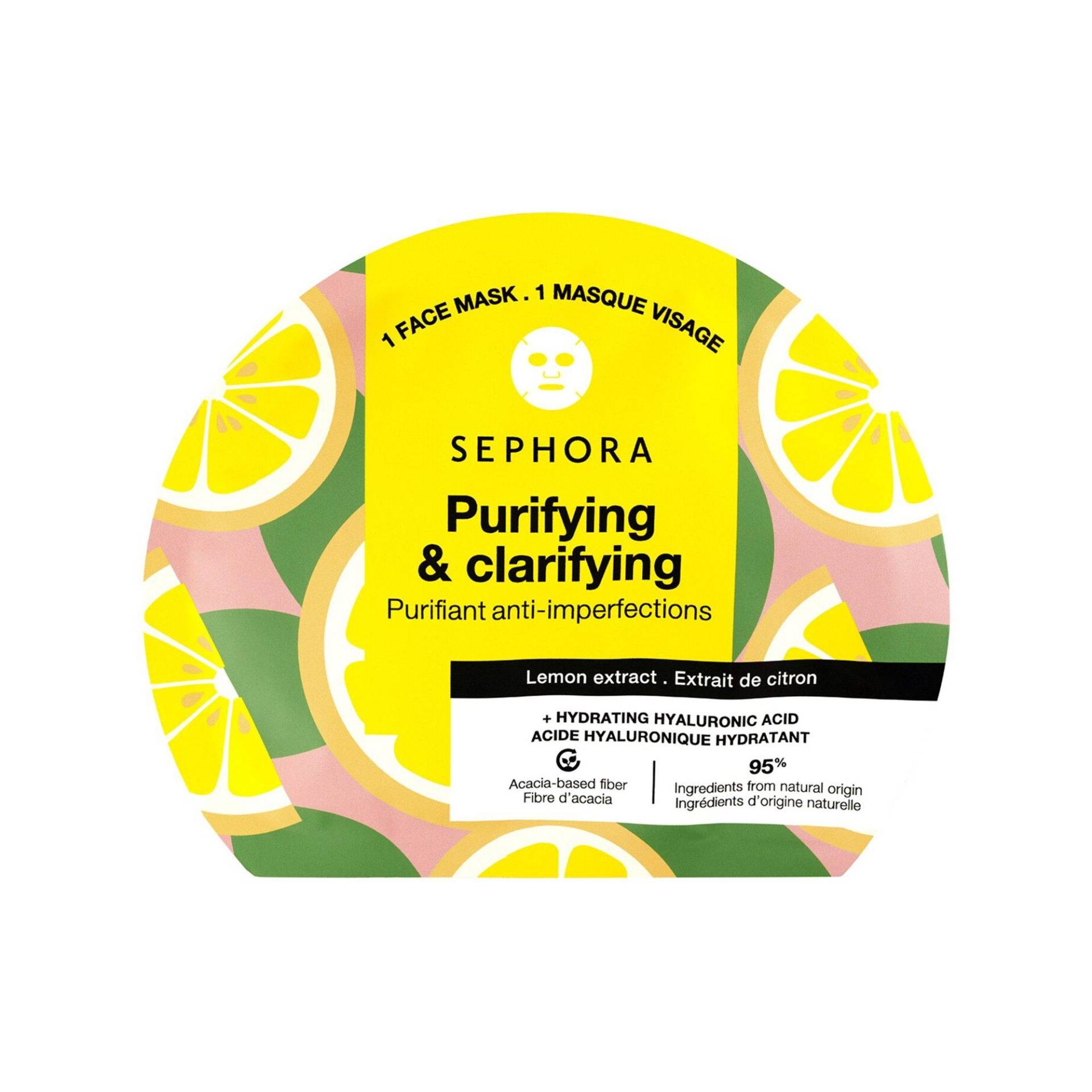 Masque Aux Extraits De Fruits Et Acide Hyaluronique - Tuchmaske Damen CITRON   1 pezzo von SEPHORA