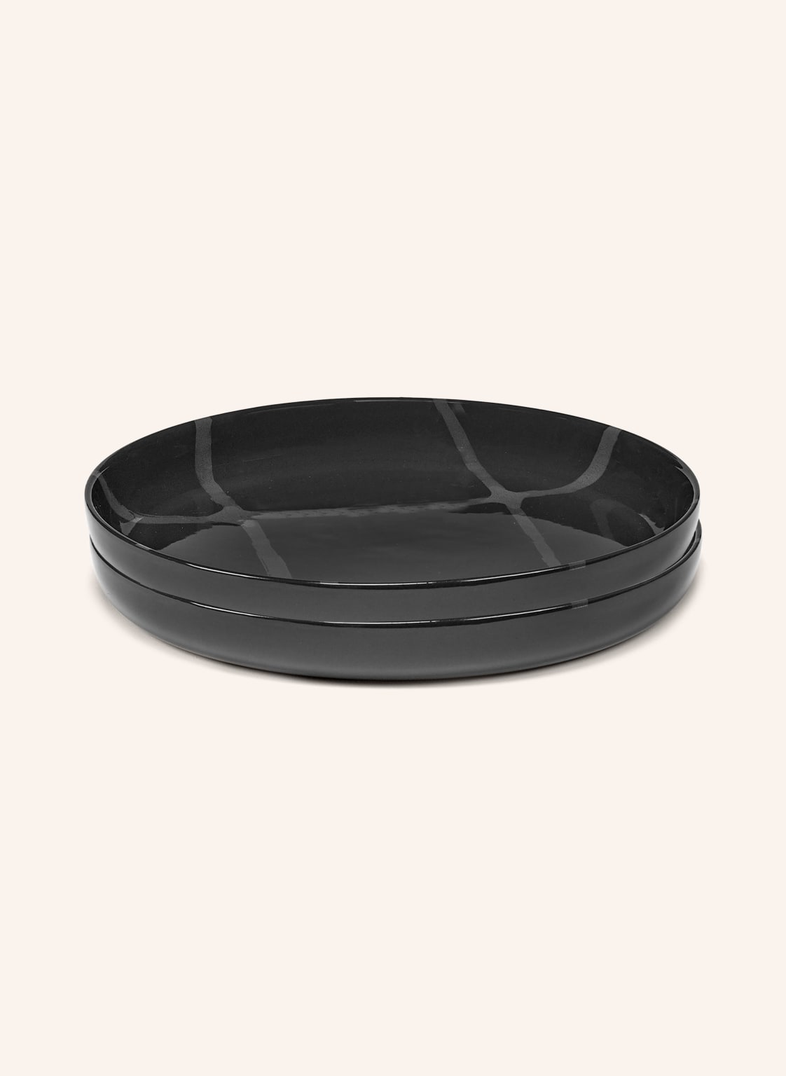 Serax 2er-Set Speiseteller Zuma M grau Serax 2er-Set Speiseteller Zuma M grau von SERAX
