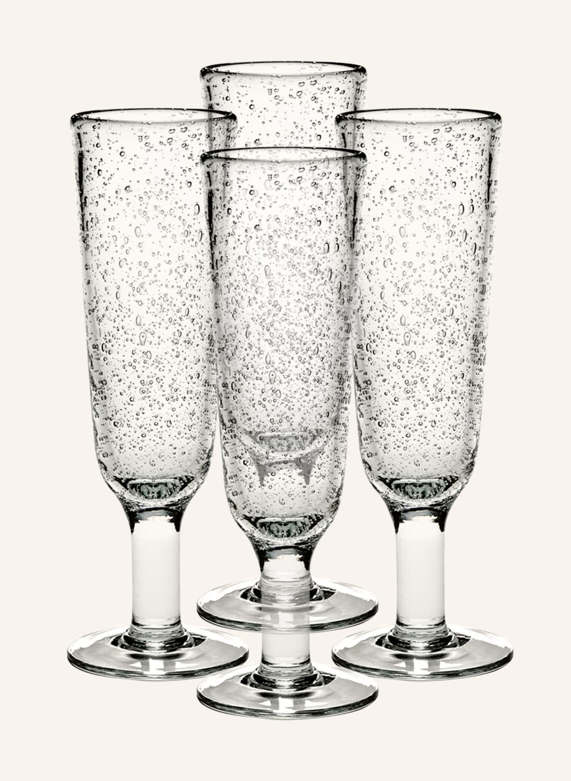 Serax 4er-Set Champagnergläser Pure transparent von SERAX