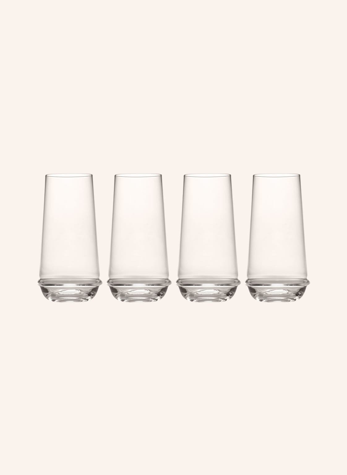 Serax 4er-Set Longdrinkgläser Dune transparent von SERAX