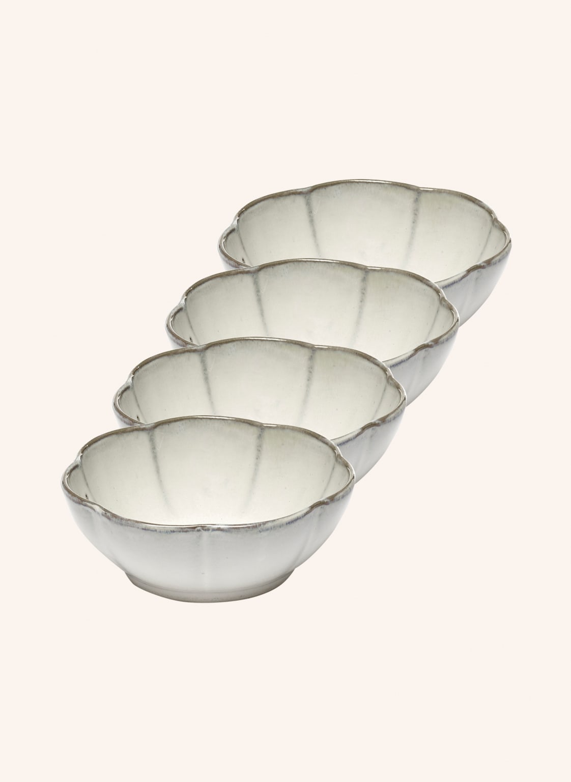 Serax 4er-Set Schalen Inku weiss Serax 4er-Set Schalen Inku weiss von SERAX