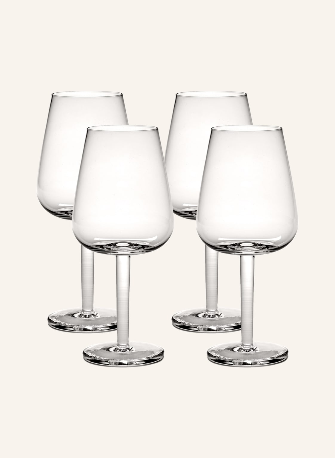 Serax 4er-Set Weingläser Base transparent Serax 4er-Set Weingläser Base transparent von SERAX