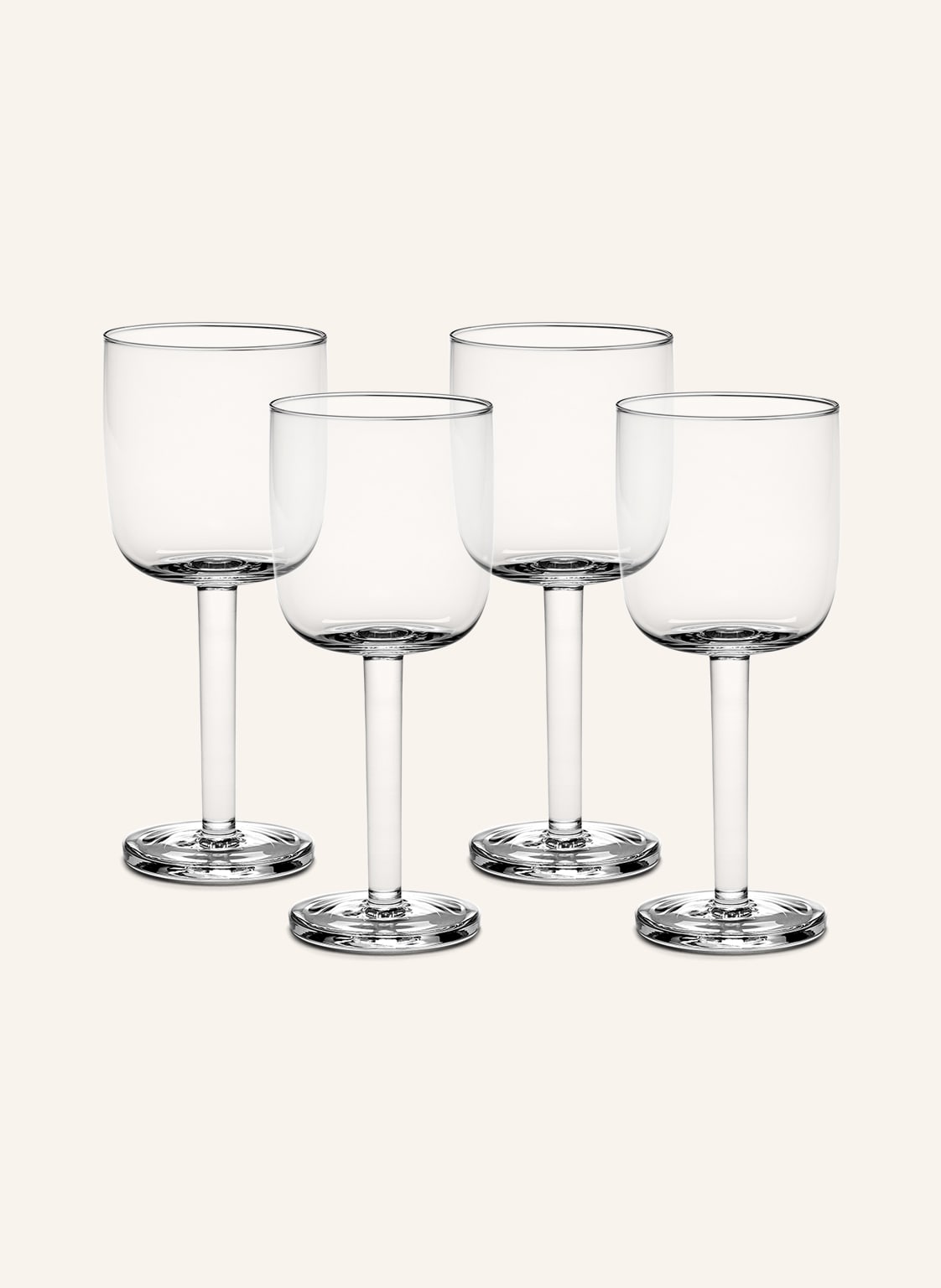 Serax 4er-Set Weingläser Base transparent Serax 4er-Set Weingläser Base transparent von SERAX