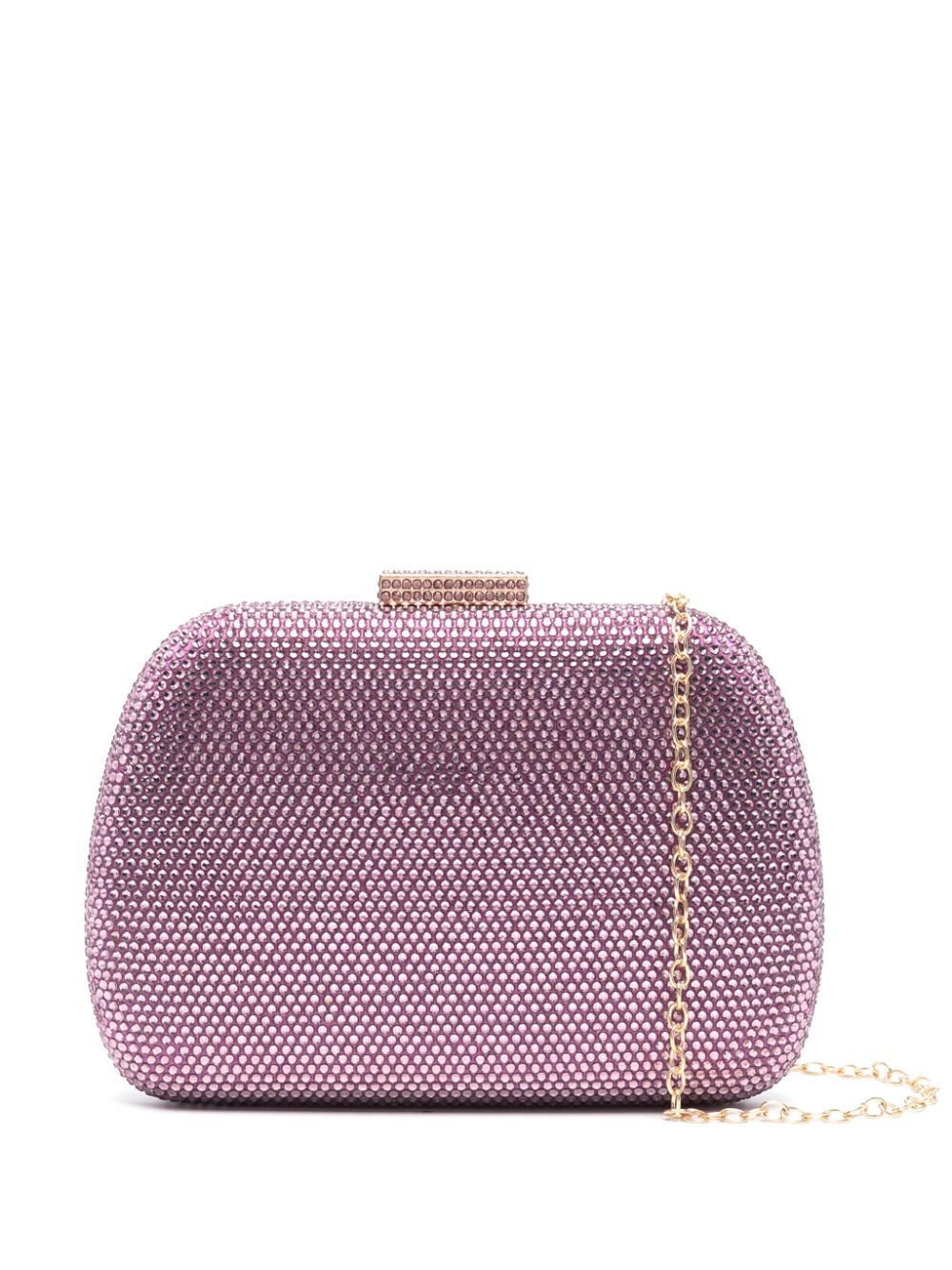 SERPUI Ang crystal-embellished clutch bag - Purple von SERPUI