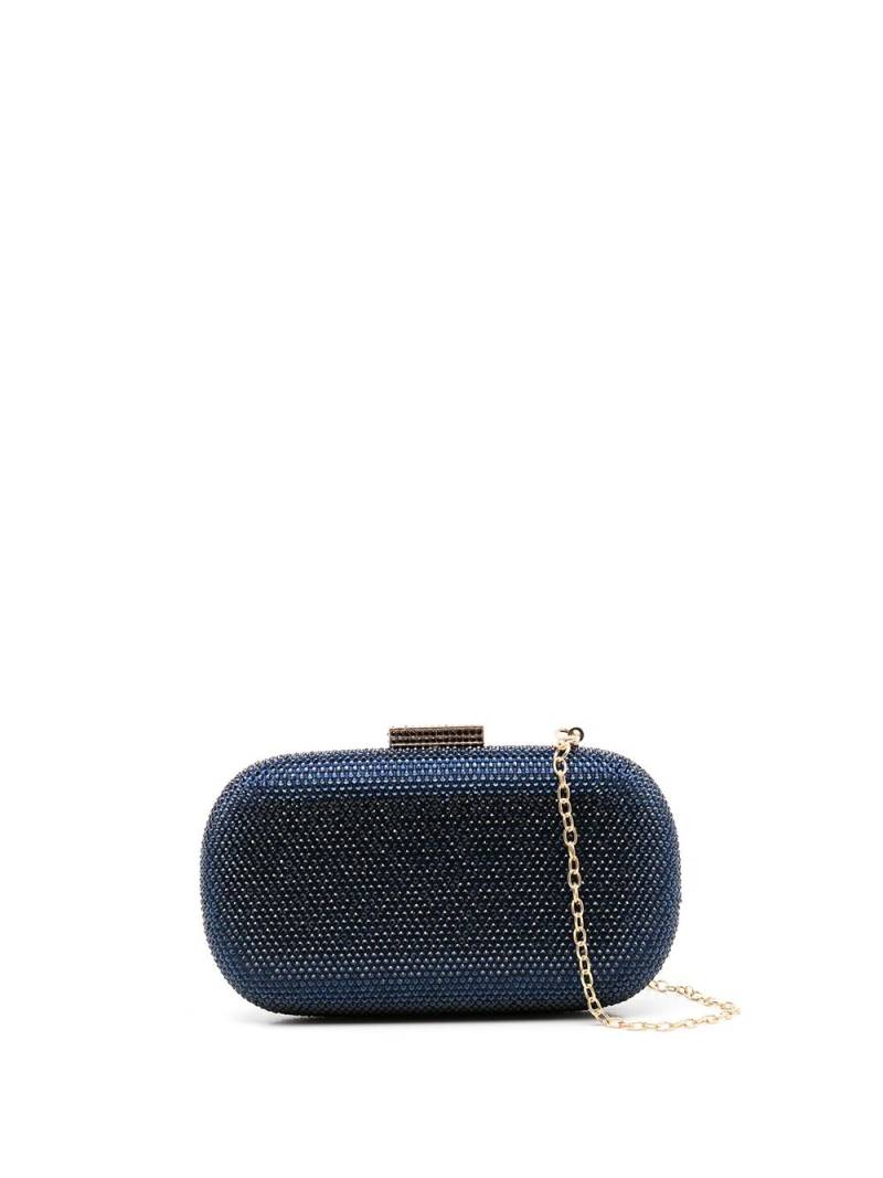 SERPUI Emma Montana rhinestone clutch - Blue von SERPUI