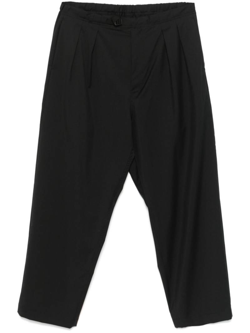 SEVEN GAUGE pleated trousers - Black von SEVEN GAUGE