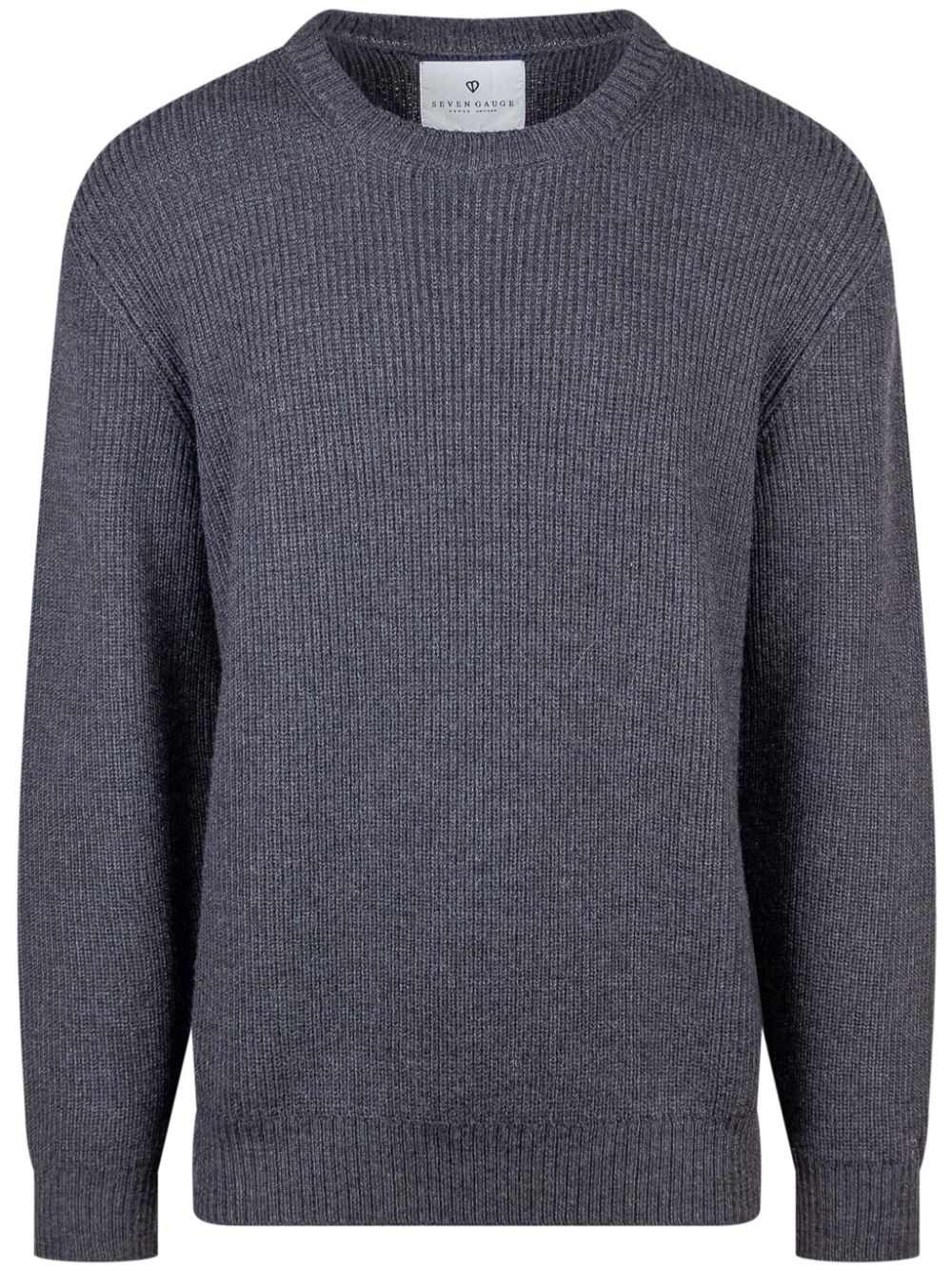 SEVEN GAUGE ribbed knit jumper - Grey von SEVEN GAUGE