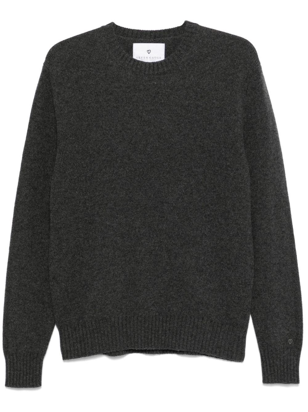 SEVEN GAUGE wool crew-neck sweater - Grey von SEVEN GAUGE