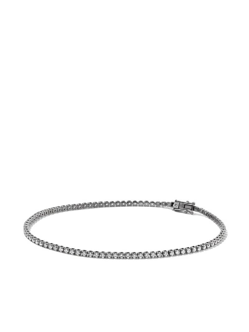 SHAY 18kt black gold diamond tennis bracelet von SHAY